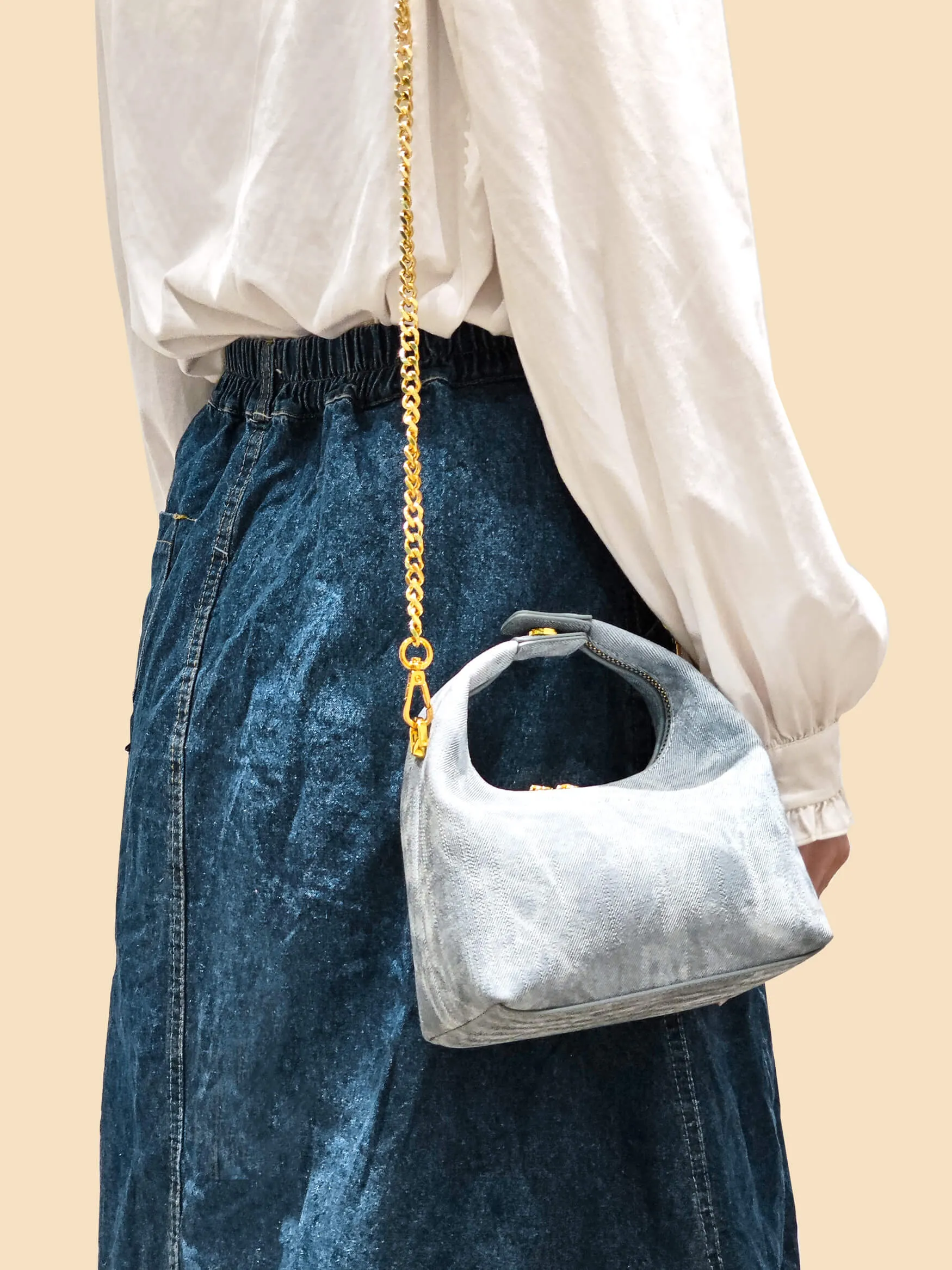 Vienna Top Handle Crossbody Bag - Mist Blue sold by Sinbono product image thumbnail 5