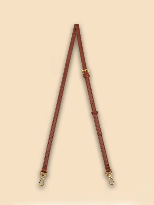 Long Shoulder Strap -  Brown made by Sinbono
