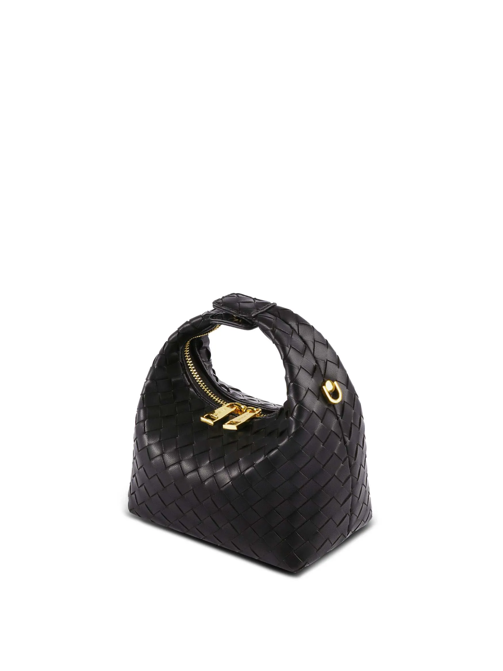 Vienna Top Handle Crossbody Bag - Black Braided sold by Sinbono product image thumbnail 4