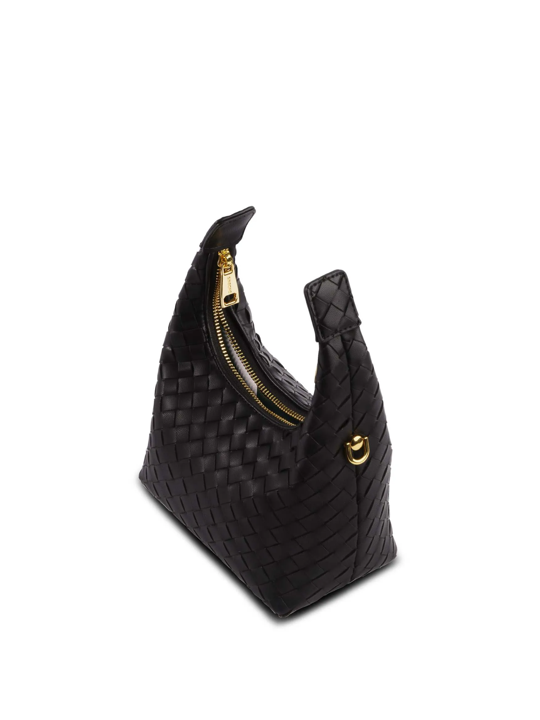 Vienna Top Handle Crossbody Bag - Black Braided sold by Sinbono product image thumbnail 5
