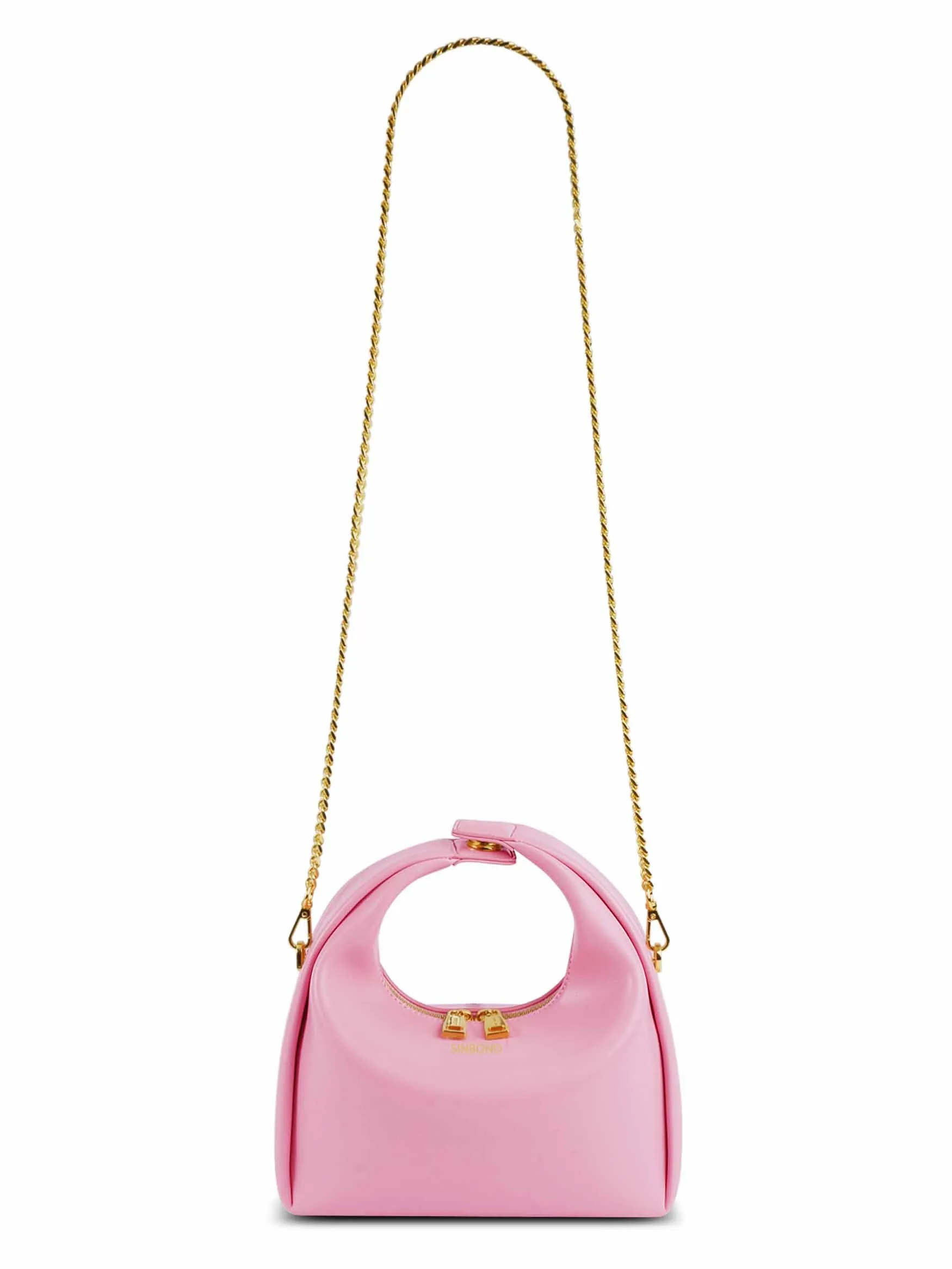 Medium Vienna Top Handle Crossbody Bag - Pink sold by Sinbono product image thumbnail 4