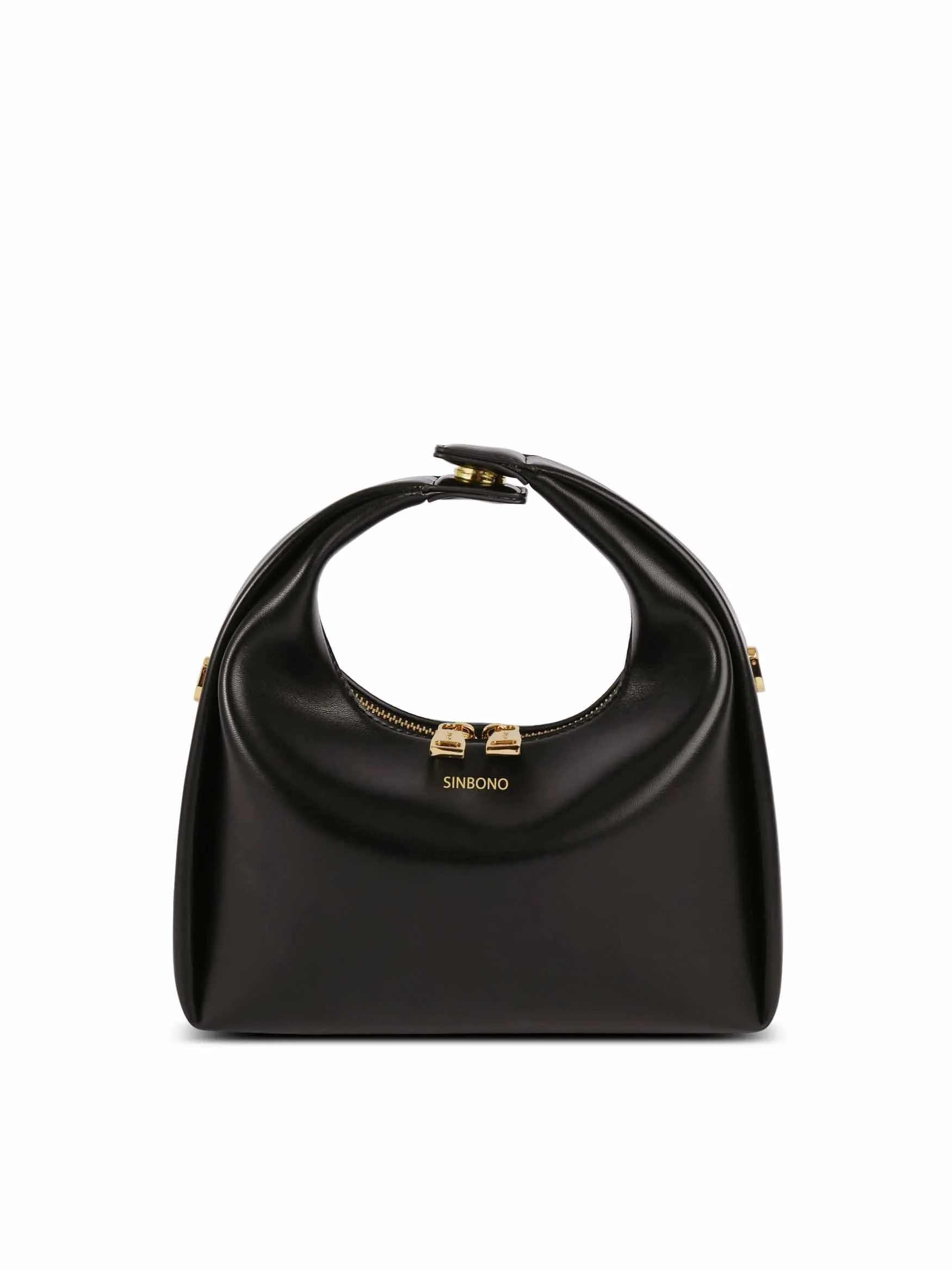 Medium Vienna Top Handle Crossbody Bag - Black sold by Sinbono