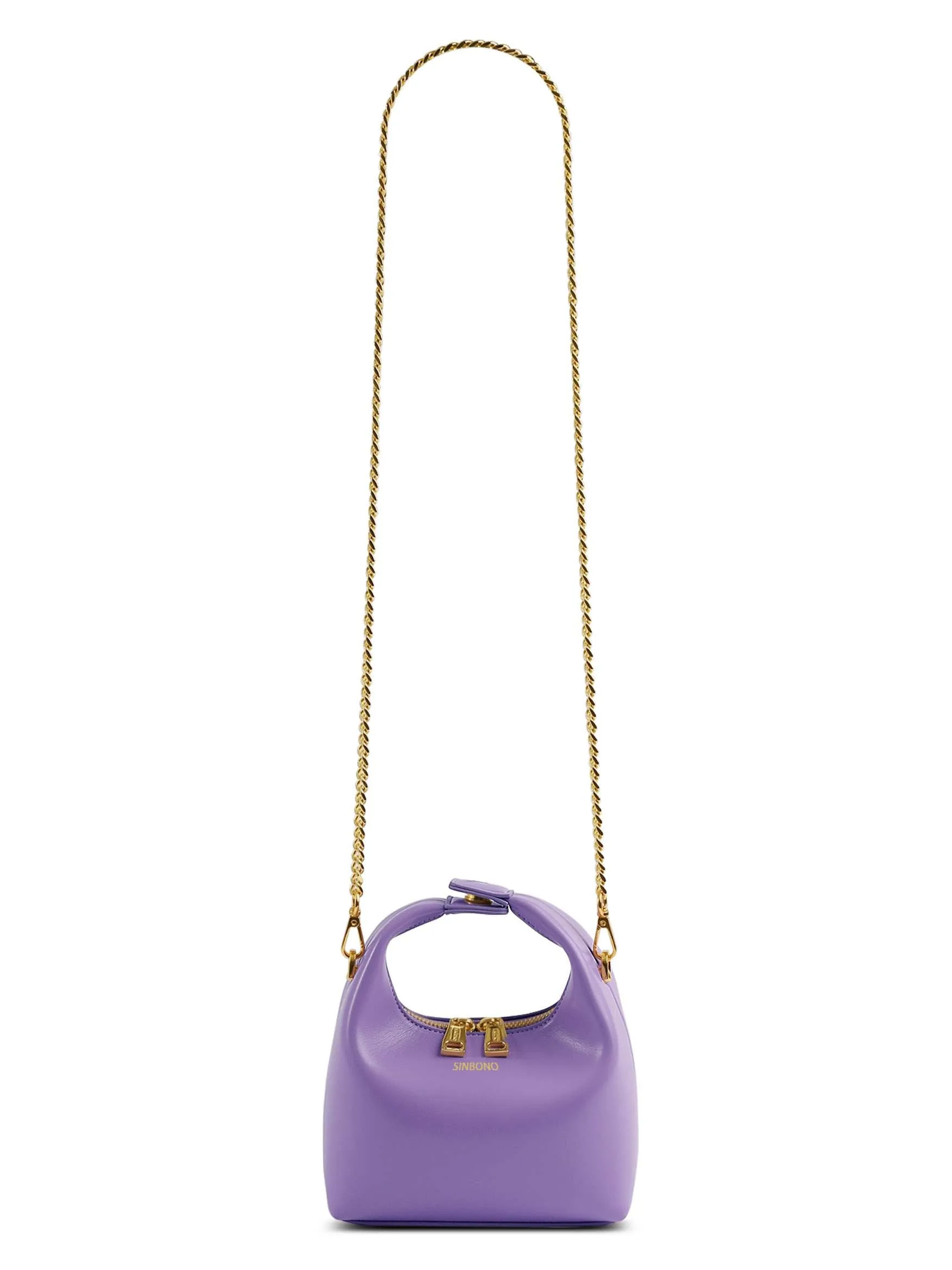 Vienna Top Handle Crossbody Bag - Purple sold by Sinbono product image thumbnail 3