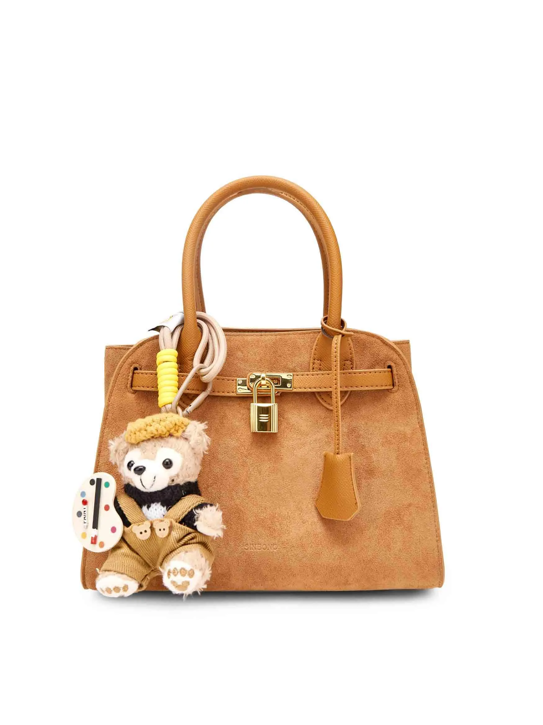 Ramona Top Handle Crossbody Bag - Light Brown sold by Sinbono product image thumbnail 3