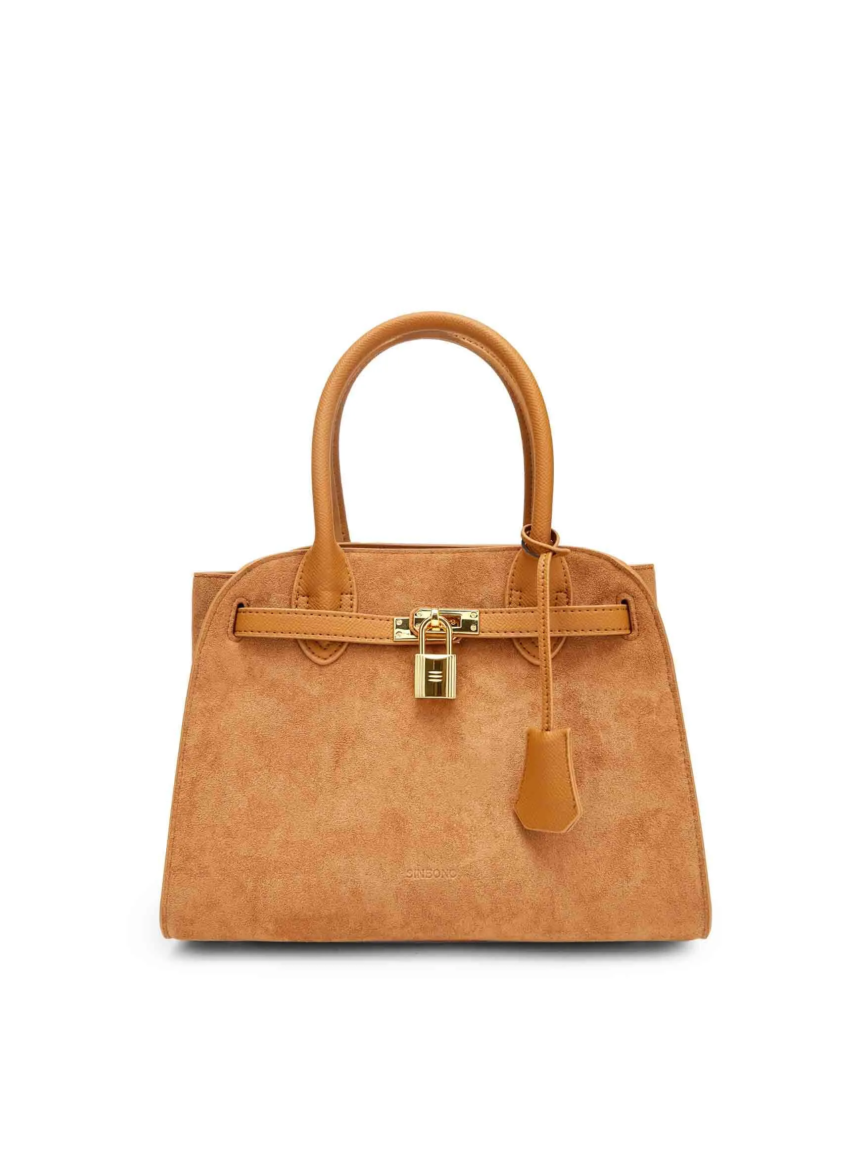 Ramona Top Handle Crossbody Bag - Light Brown sold by Sinbono