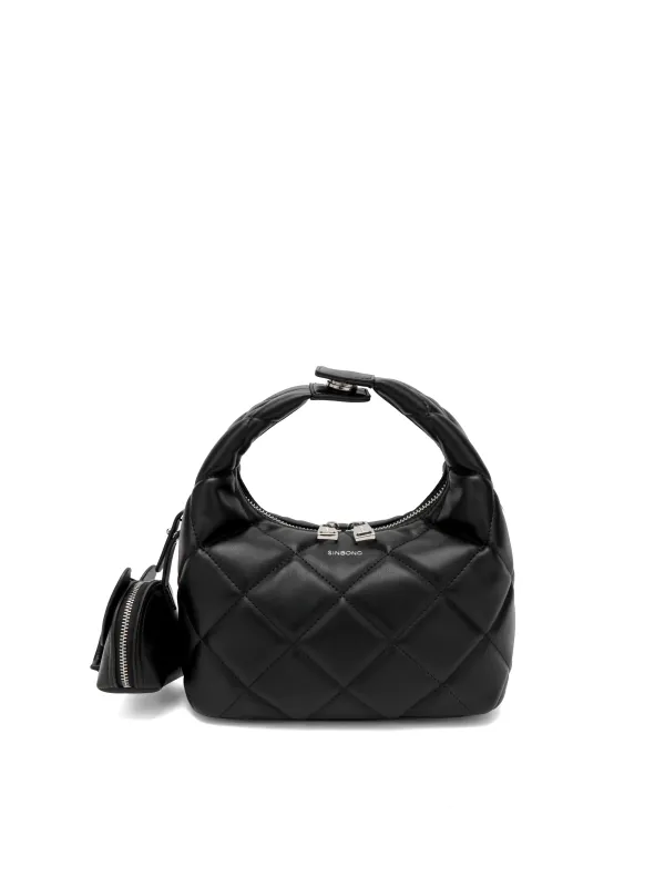 Vienna Top Handle  Crossbody Bag（2.0）- Black made by Sinbono