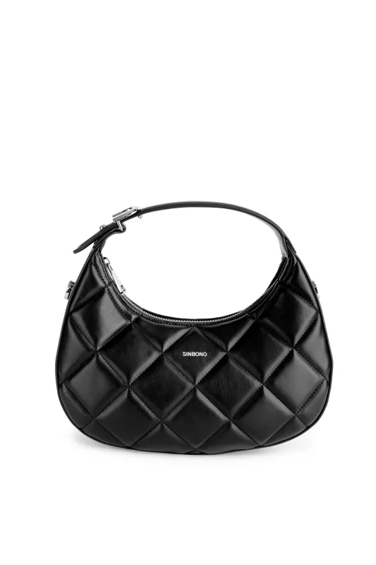 Soleil Top Handle Crossbody Bag(2.0) - Black made by Sinbono