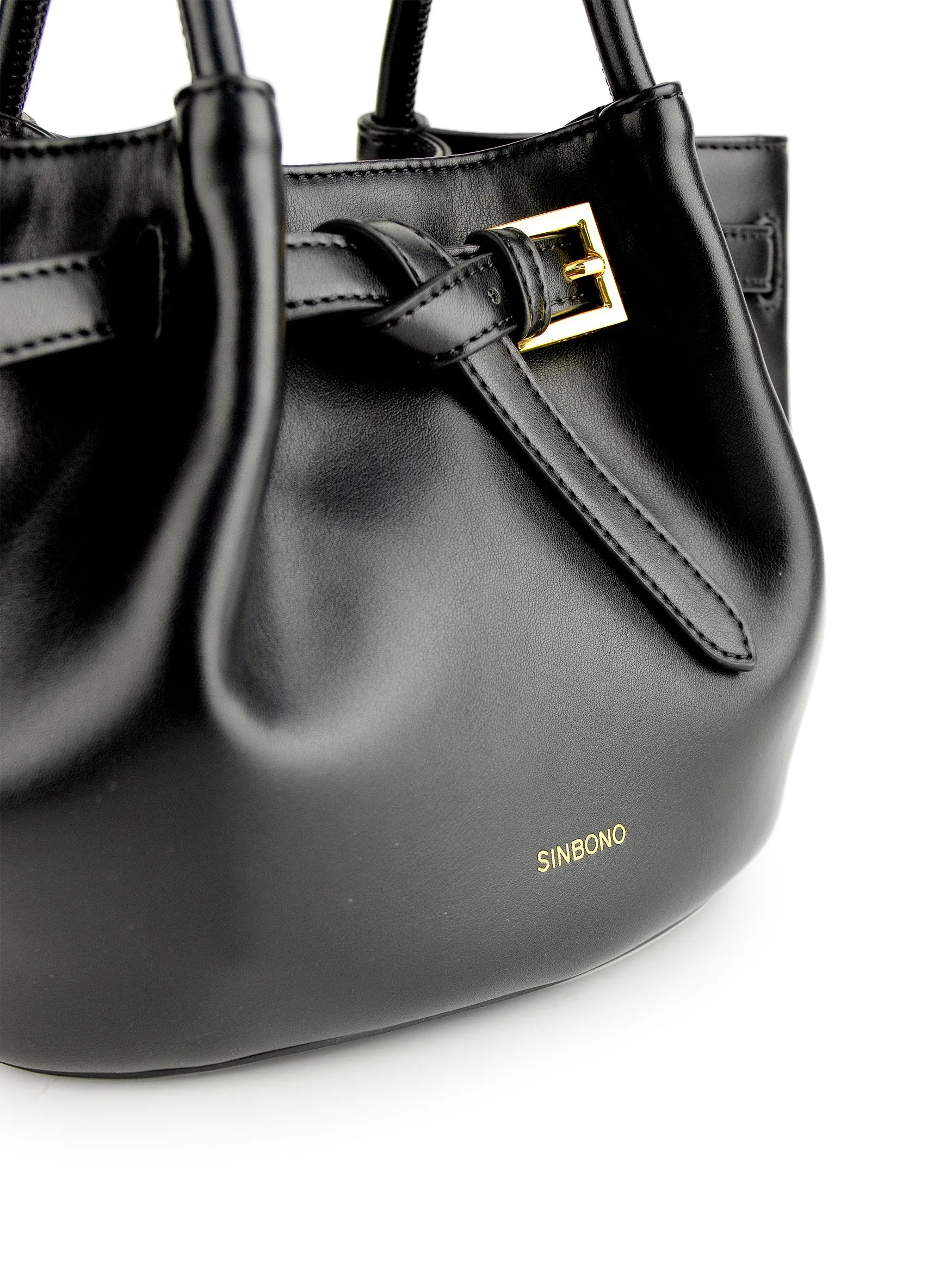 Elise Top Handle Crossbody Bag- Black sold by Sinbono product image thumbnail 5