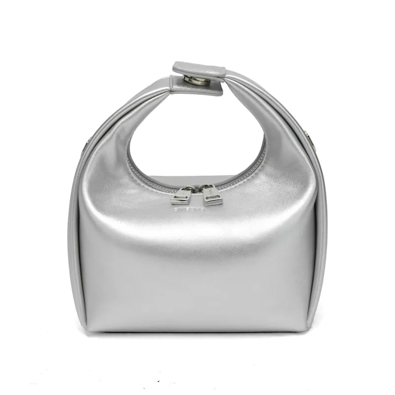 Vienna Top Handle  Crossbody Bag（3.0）-  Silver made by Sinbono