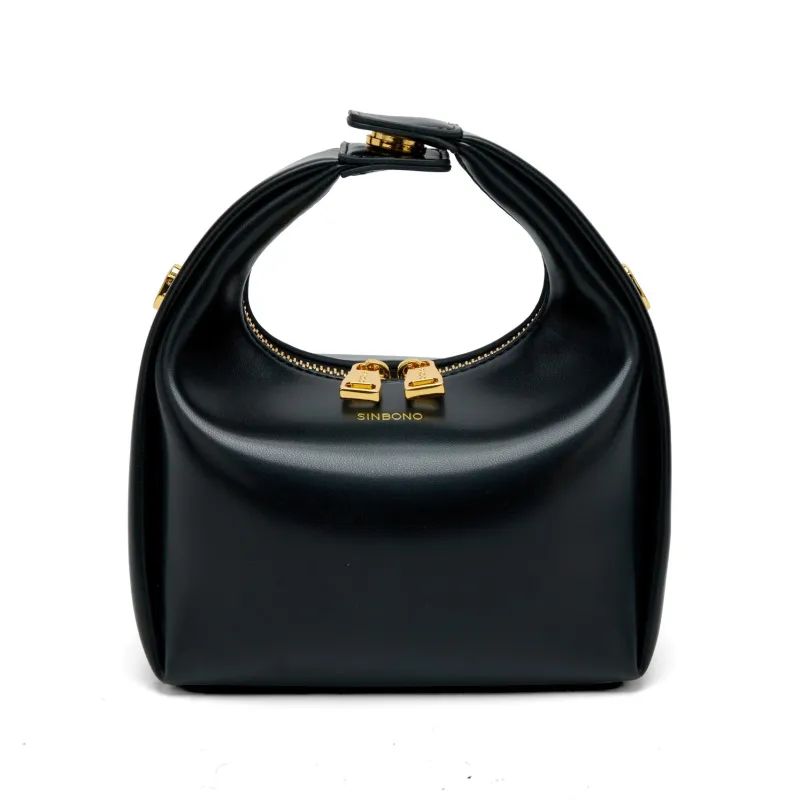 Vienna Top Handle  Crossbody Bag（3.0）-  Black made by Sinbono