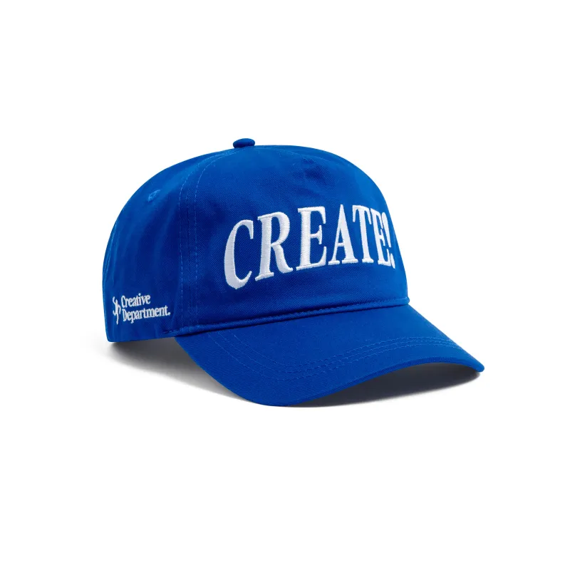 CREATE! Blue Hat made by Creative department