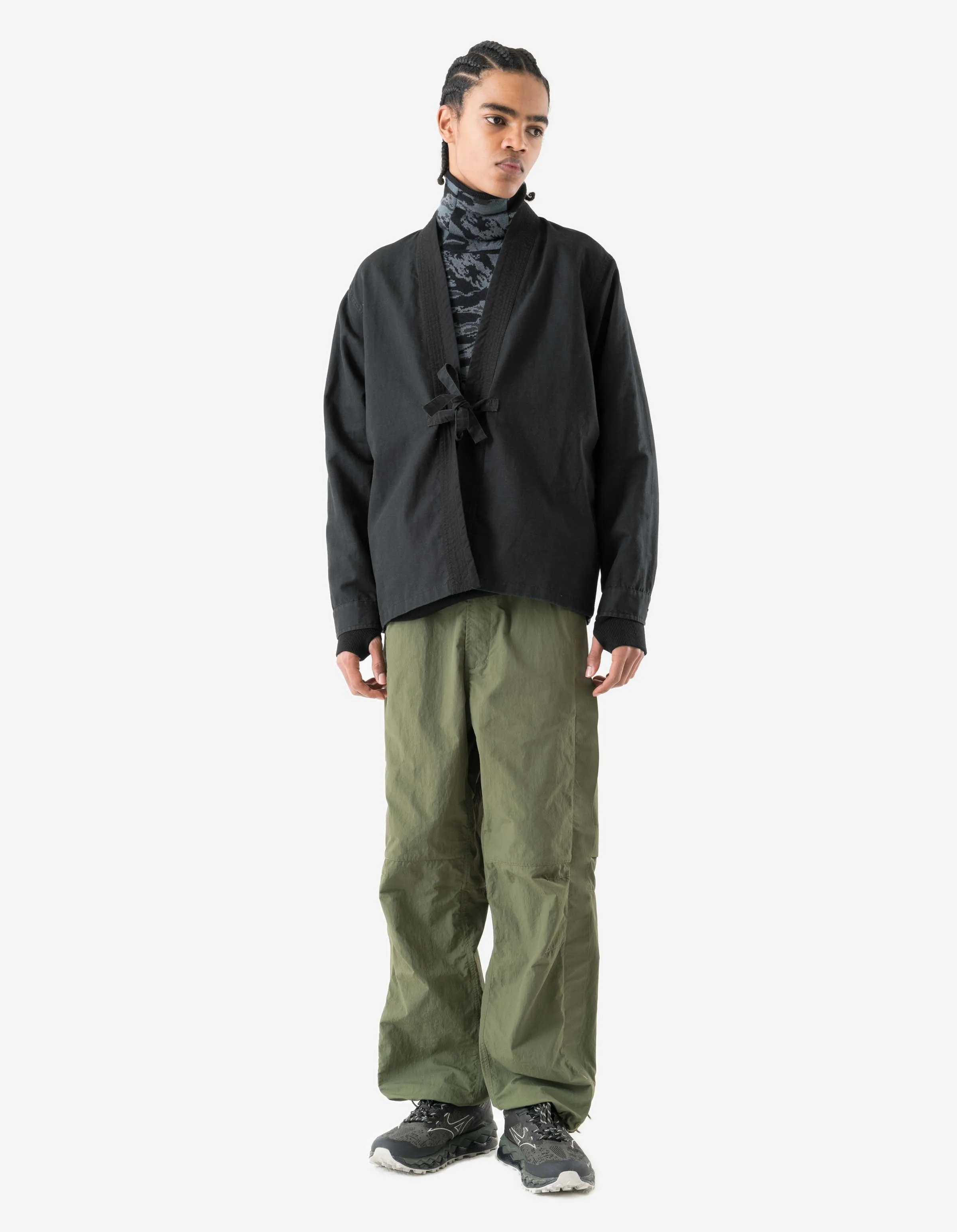 7399 WR Hemp Hanten Shirt Black sold by Maharishi product image thumbnail 5