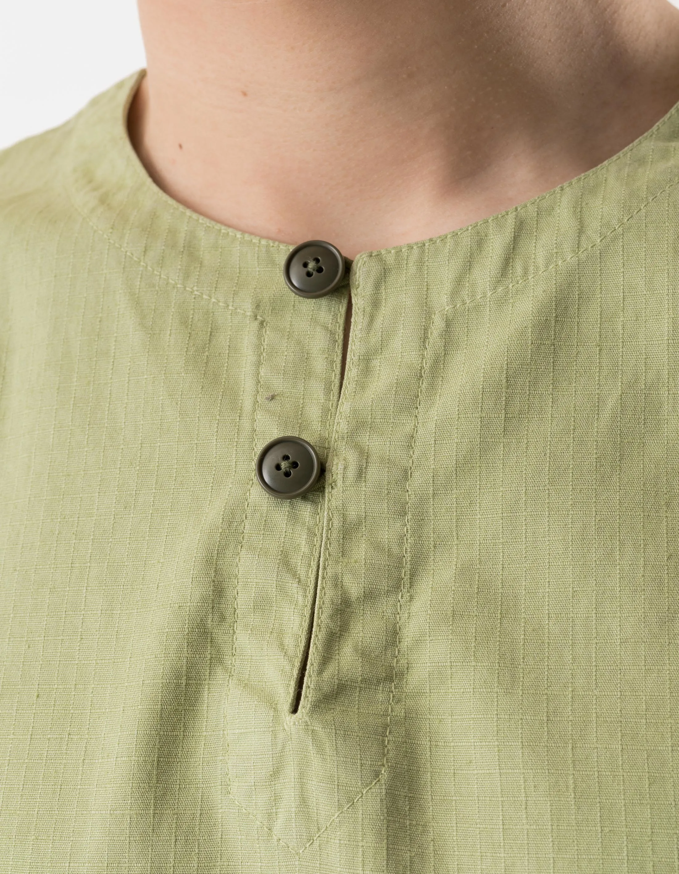 7216 Hemp Ripstop Kurta Shirt Moss Green sold by Maharishi product image thumbnail 5