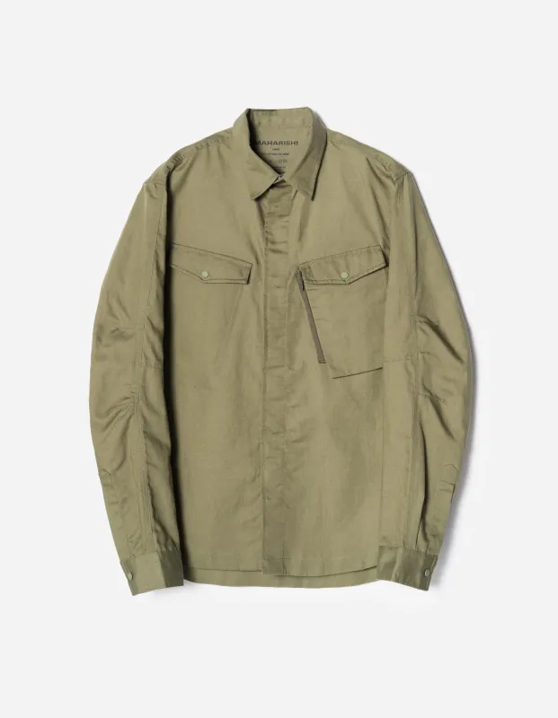 7402 WR Hemp Custom Shirt Olive OG-107F sold by Maharishi