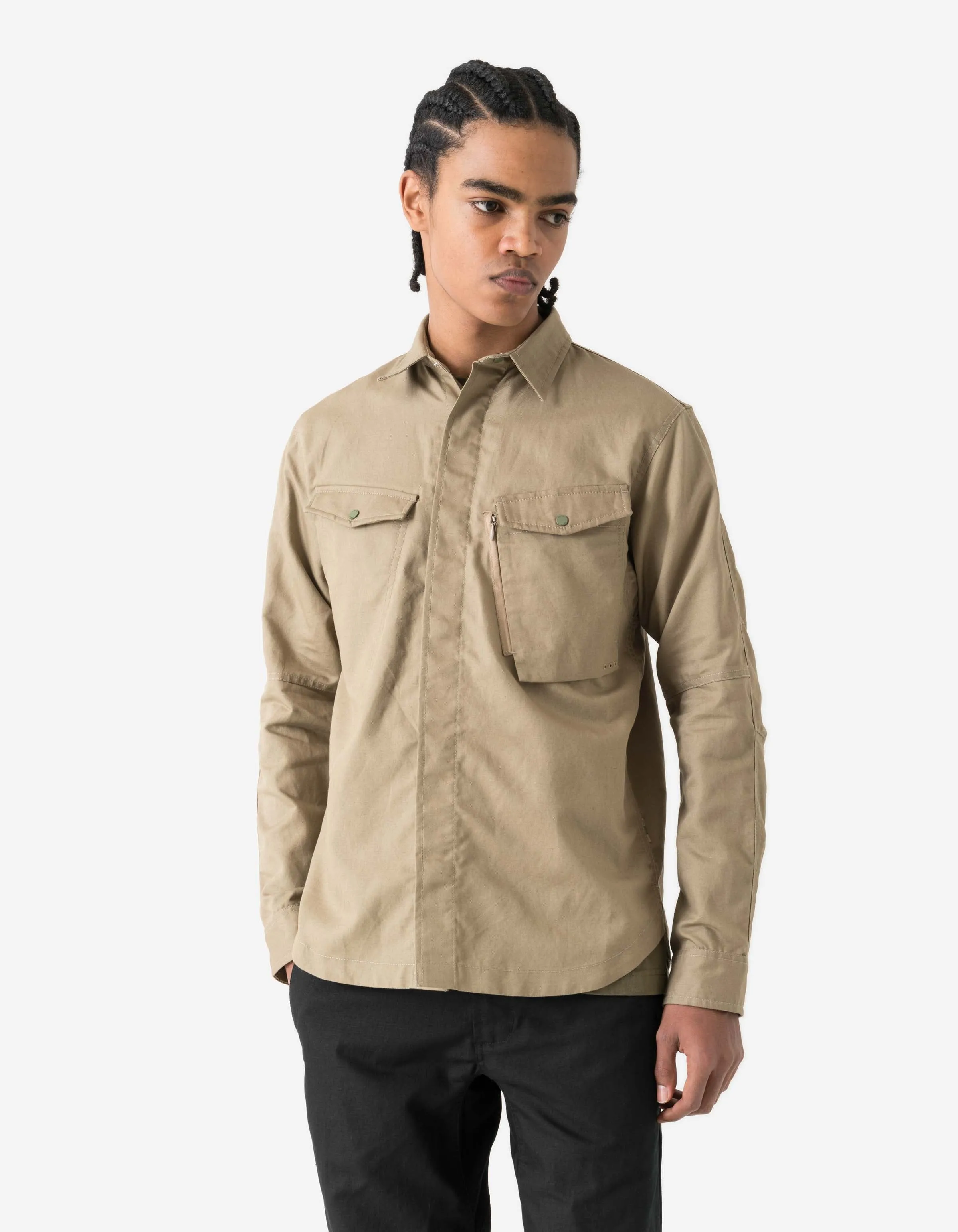 7402 WR Hemp Custom Shirt Maha Sand sold by Maharishi product image thumbnail 2