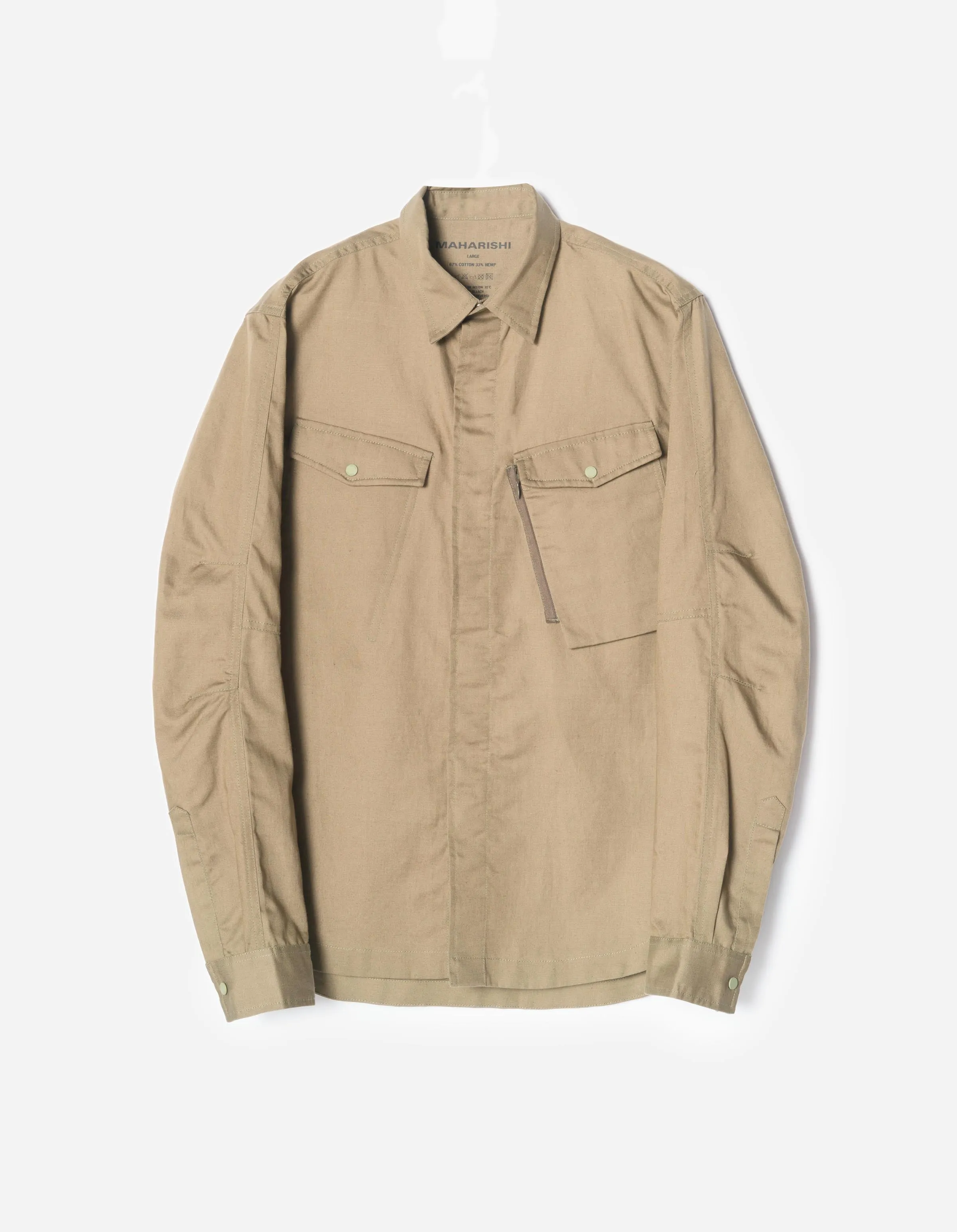 7402 WR Hemp Custom Shirt Maha Sand sold by Maharishi