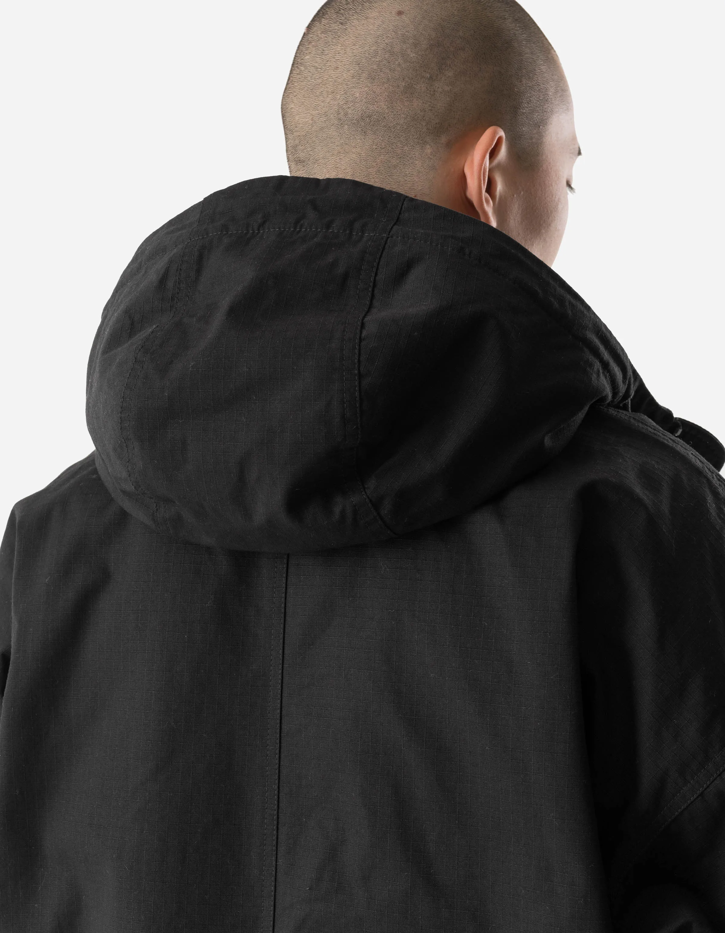 7214 Beach Fishtail Parka Black sold by Maharishi product image thumbnail 5