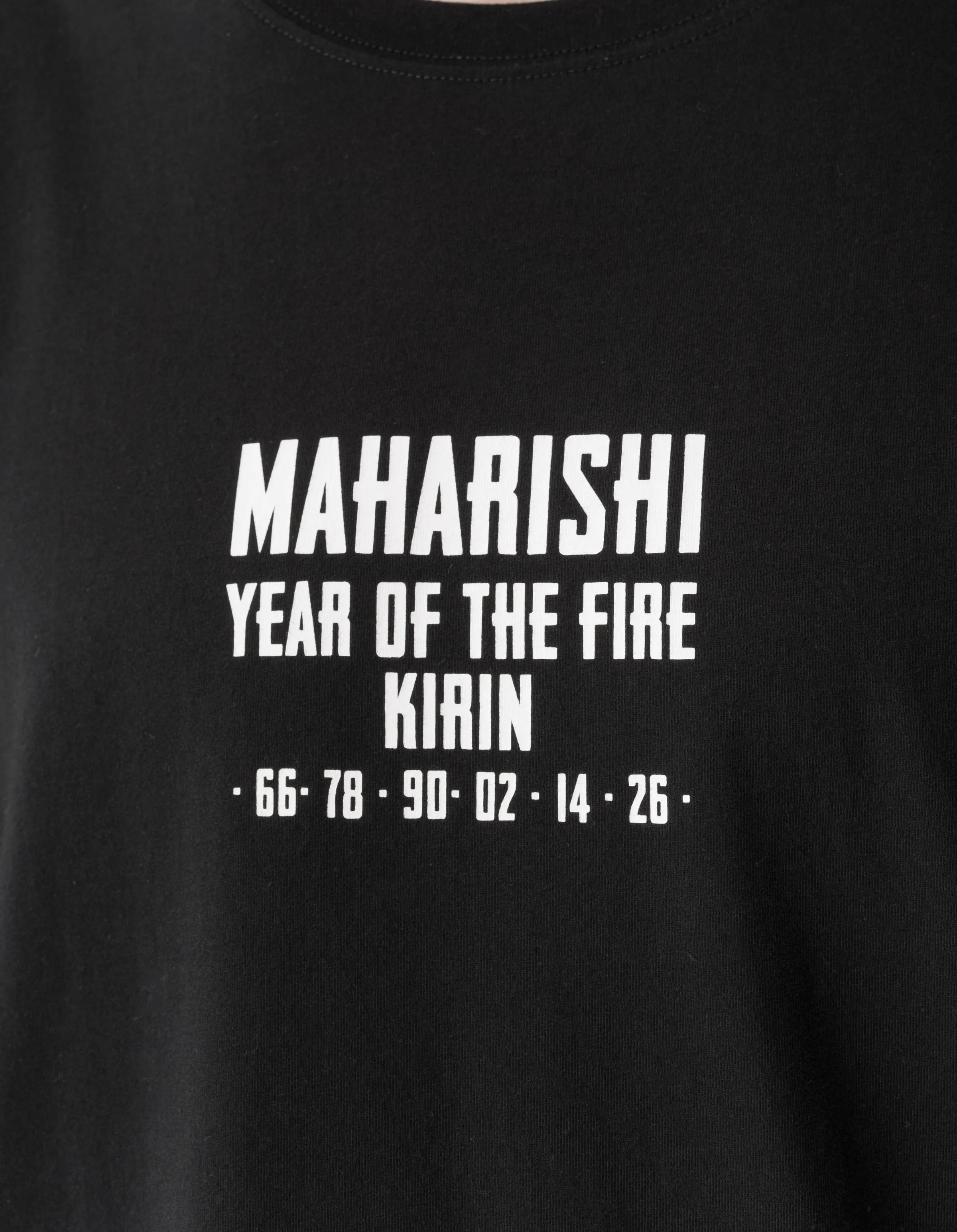 7238 Paper Cut Kirin T-Shirt Black sold by Maharishi product image thumbnail 5