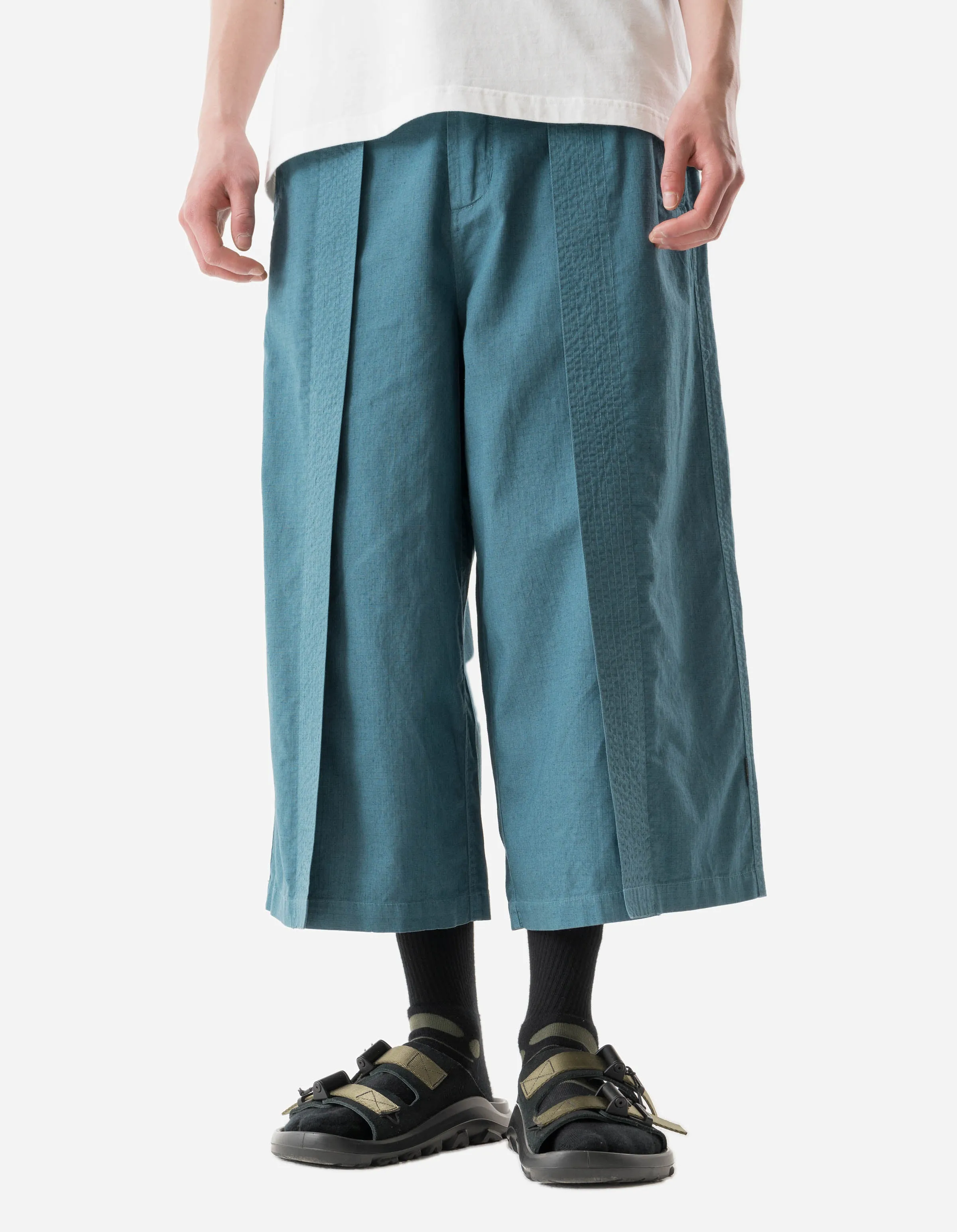 7217 Cropped Hakama Pants Airforce Blue sold by Maharishi product image thumbnail 3