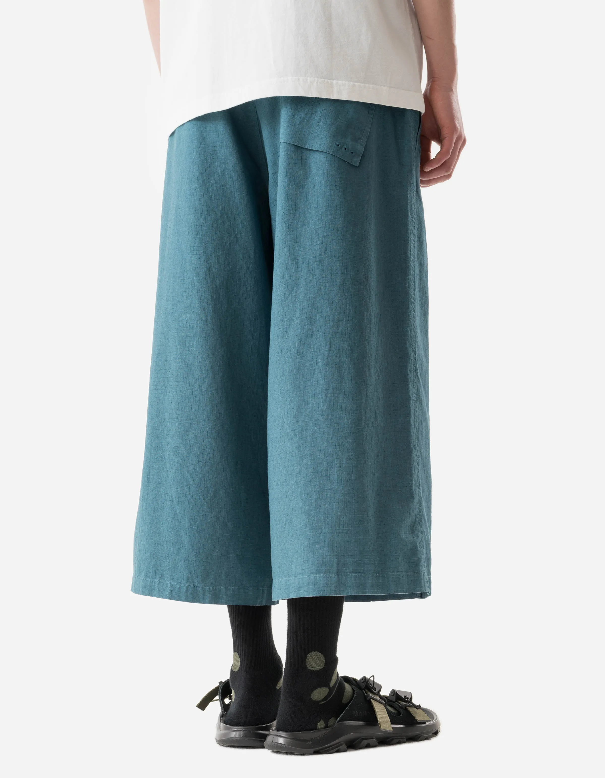 7217 Cropped Hakama Pants Airforce Blue sold by Maharishi product image thumbnail 4