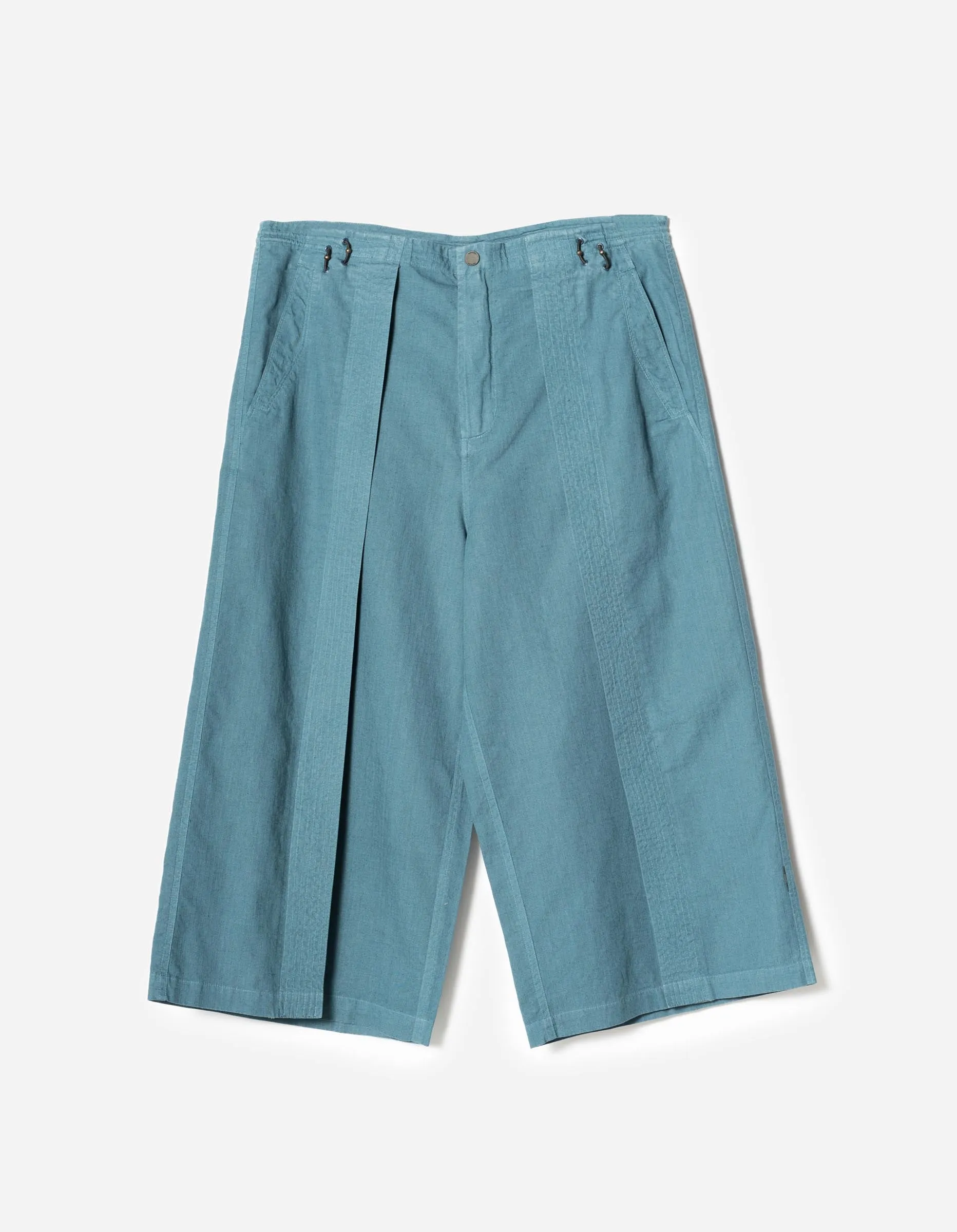 7217 Cropped Hakama Pants Airforce Blue sold by Maharishi