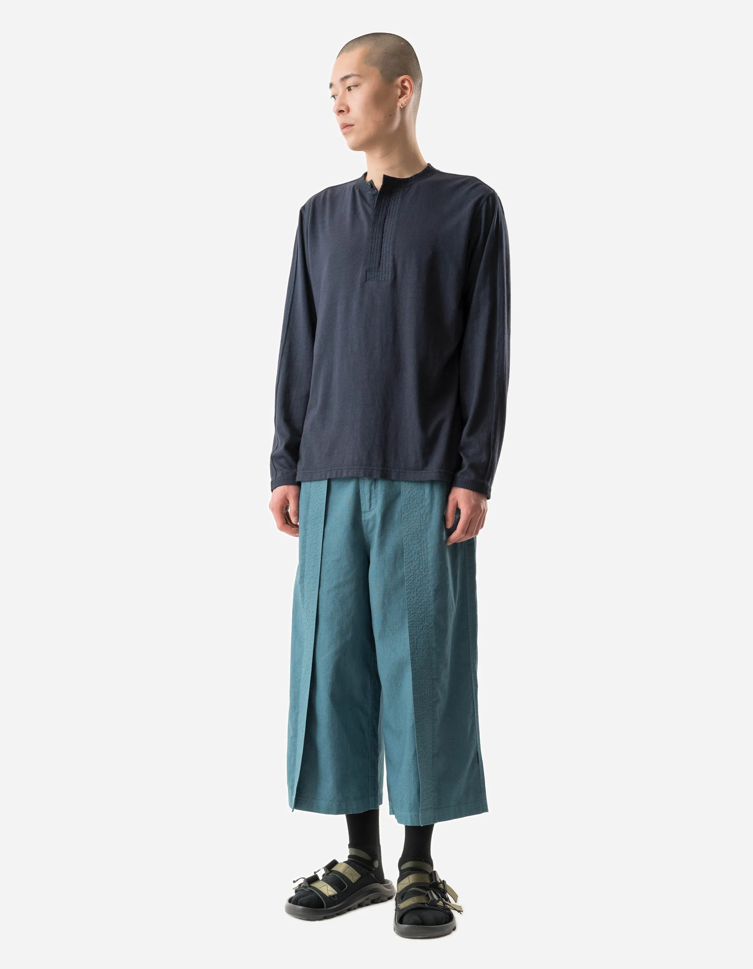 7217 Cropped Hakama Pants Airforce Blue sold by Maharishi product image thumbnail 2