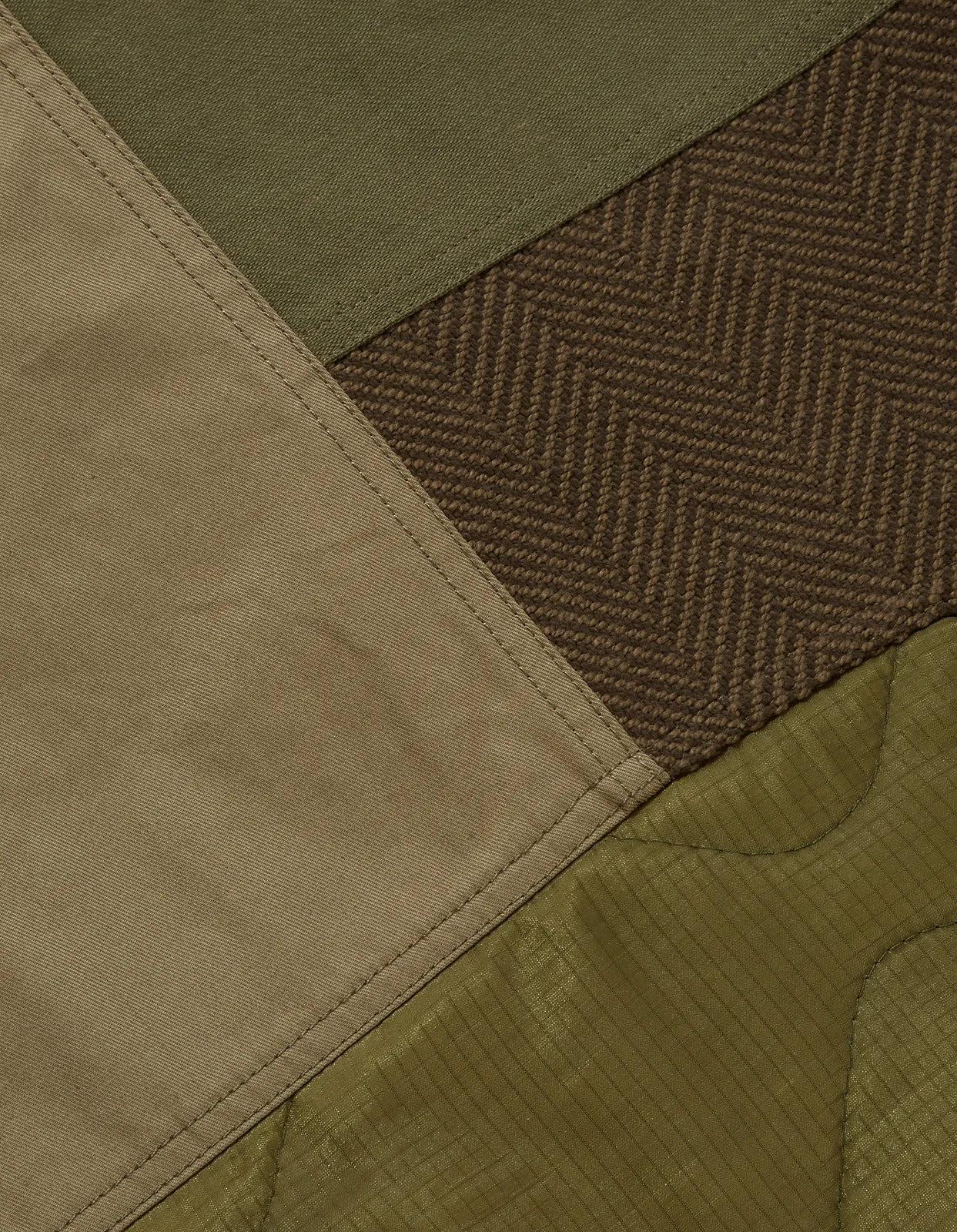 4084 Upcycled Utility Overshirt Olive sold by Maharishi product image thumbnail 3