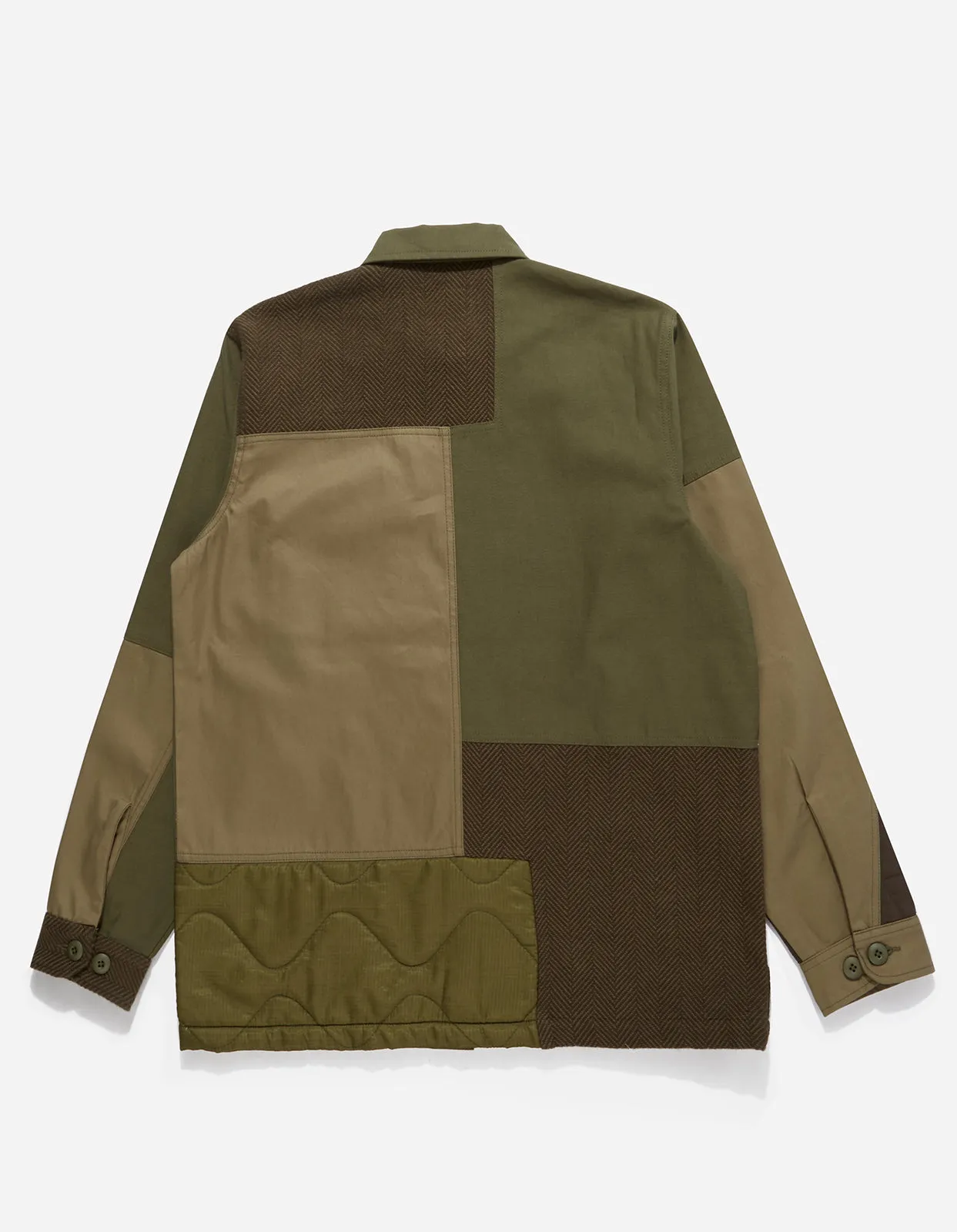 4084 Upcycled Utility Overshirt Olive sold by Maharishi product image thumbnail 4