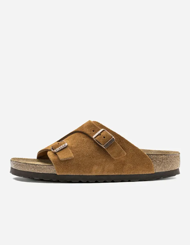 Birkenstock Zürich BS Suede Mink sold by Maharishi