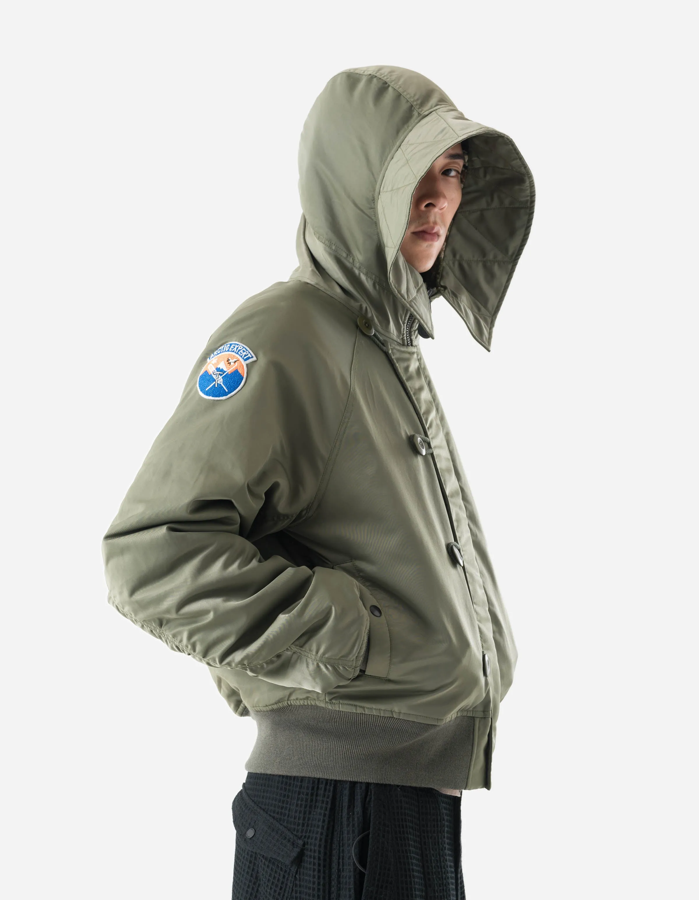 7215 Asym Arctic N2B Parka Olive sold by Maharishi product image thumbnail 2
