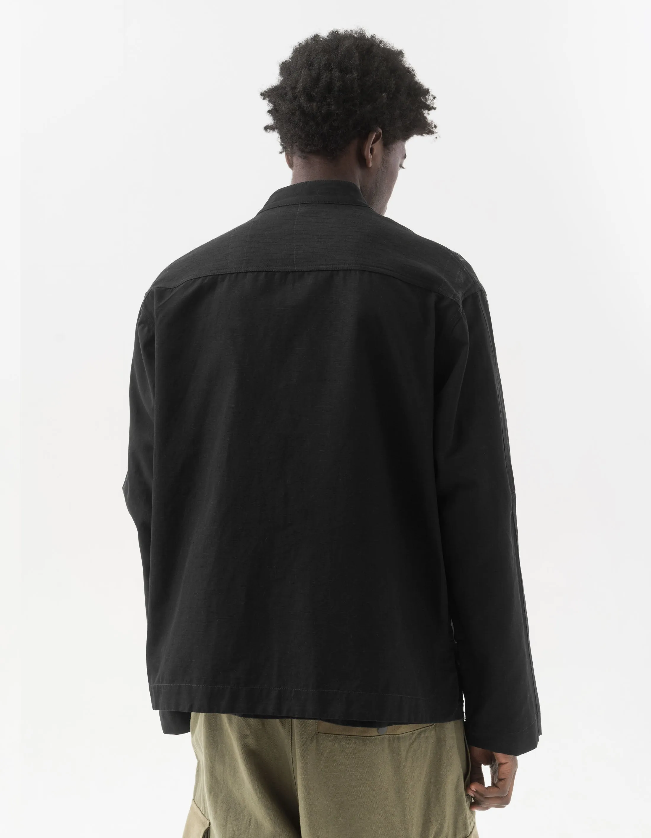 6084 Upcycled Monk Shirt Black sold by Maharishi product image thumbnail 3