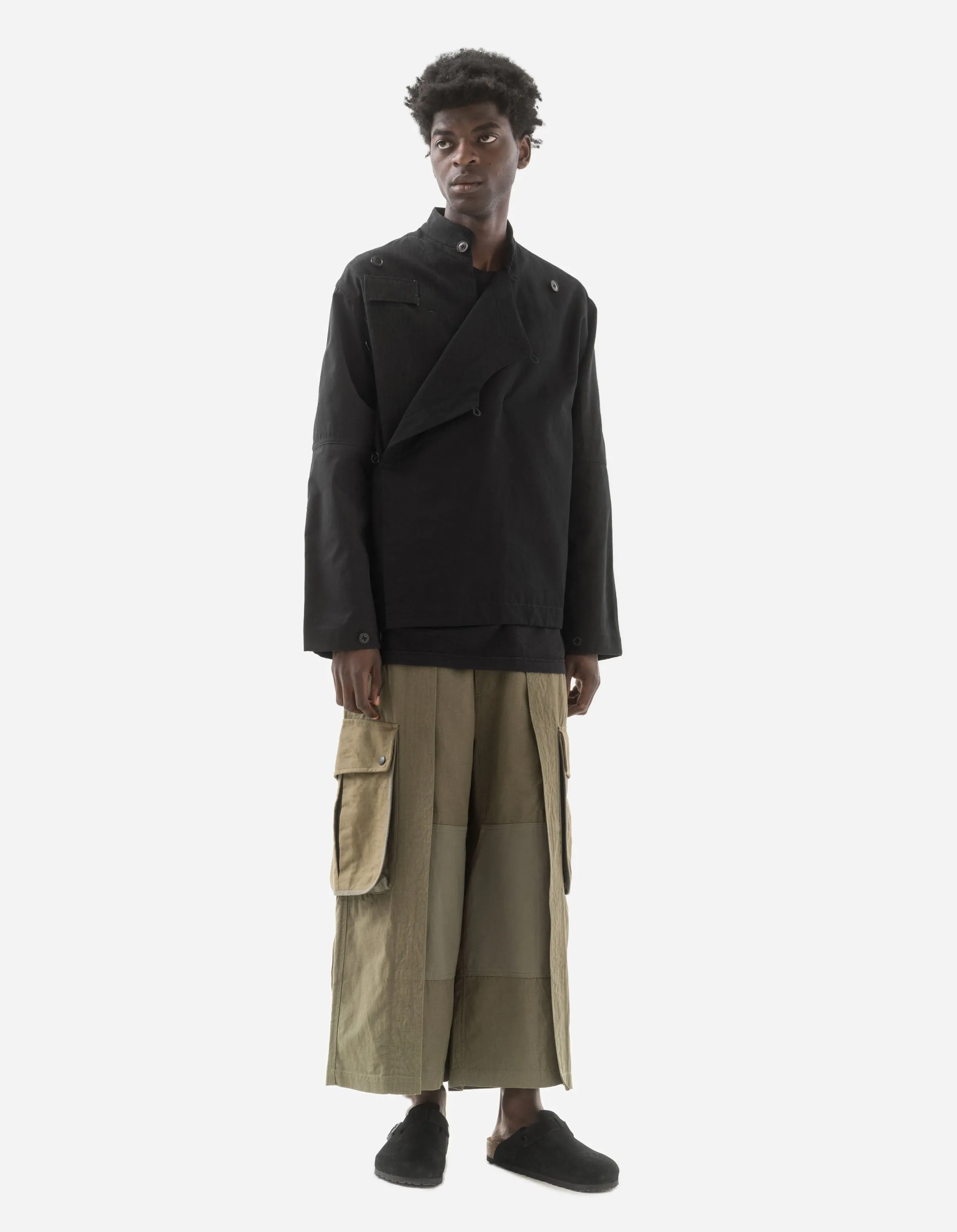 6084 Upcycled Monk Shirt Black sold by Maharishi product image thumbnail 4
