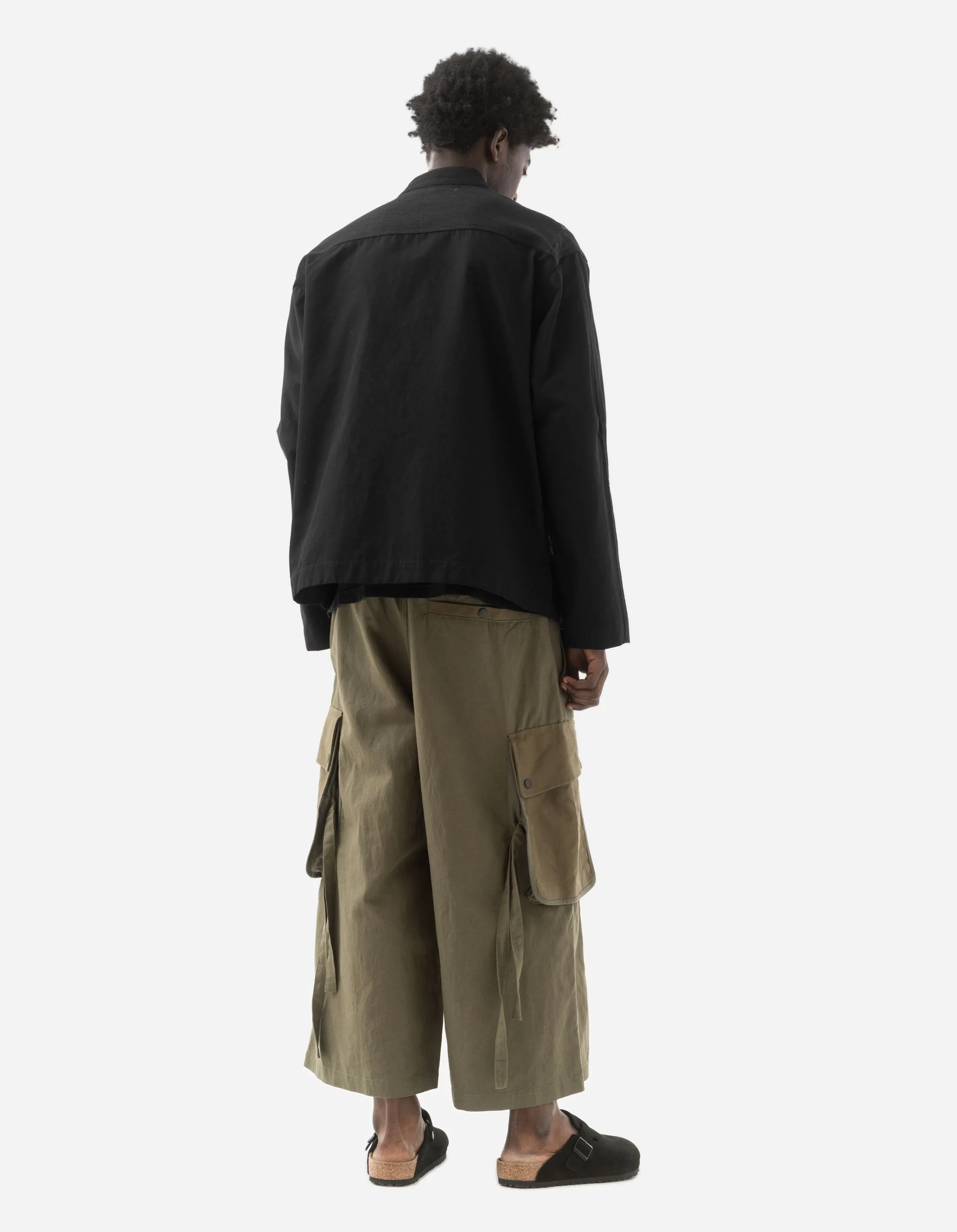 6084 Upcycled Monk Shirt Black sold by Maharishi product image thumbnail 5