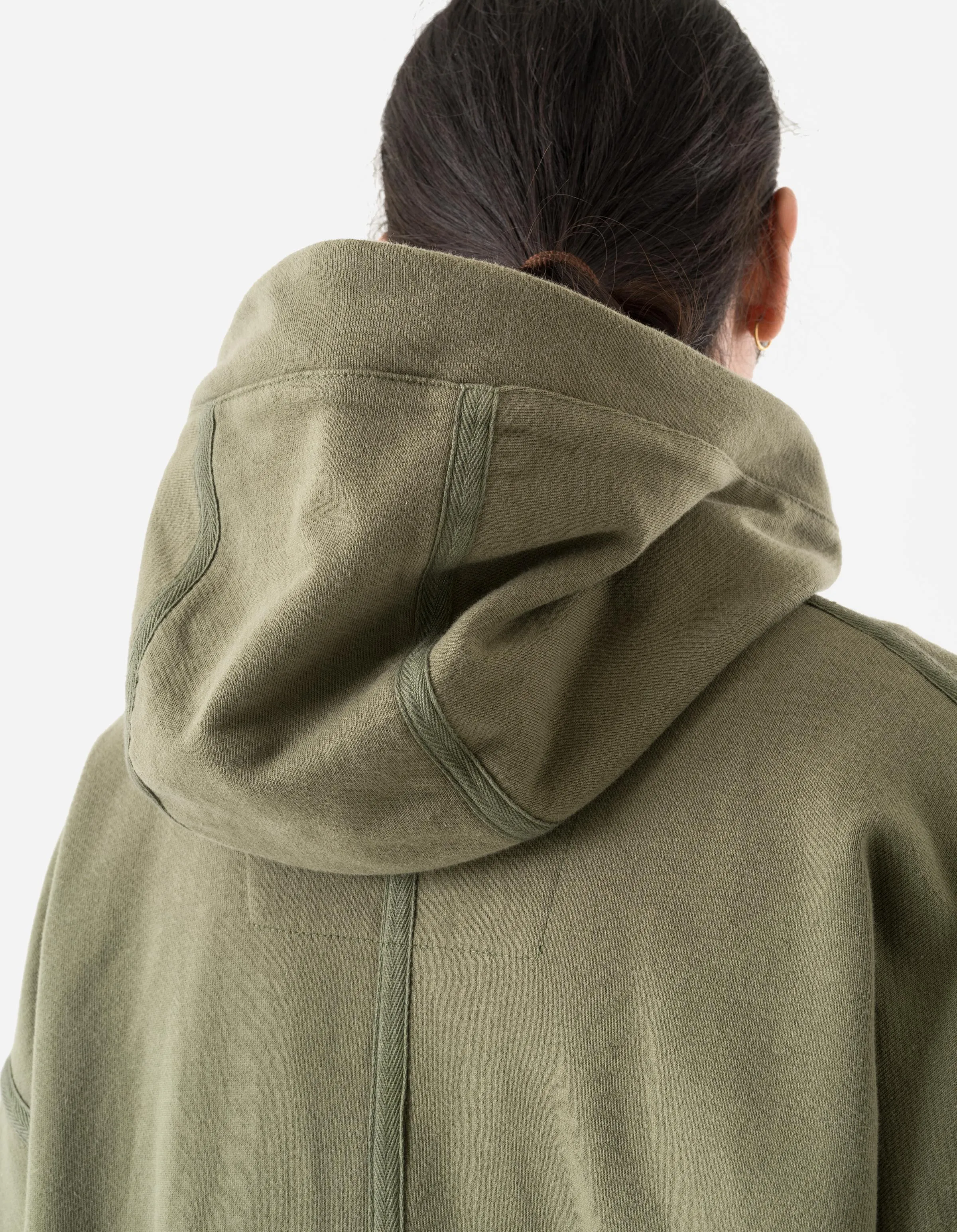 7131 Kimono Hooded Sweat Olive OG-107F sold by Maharishi product image thumbnail 4