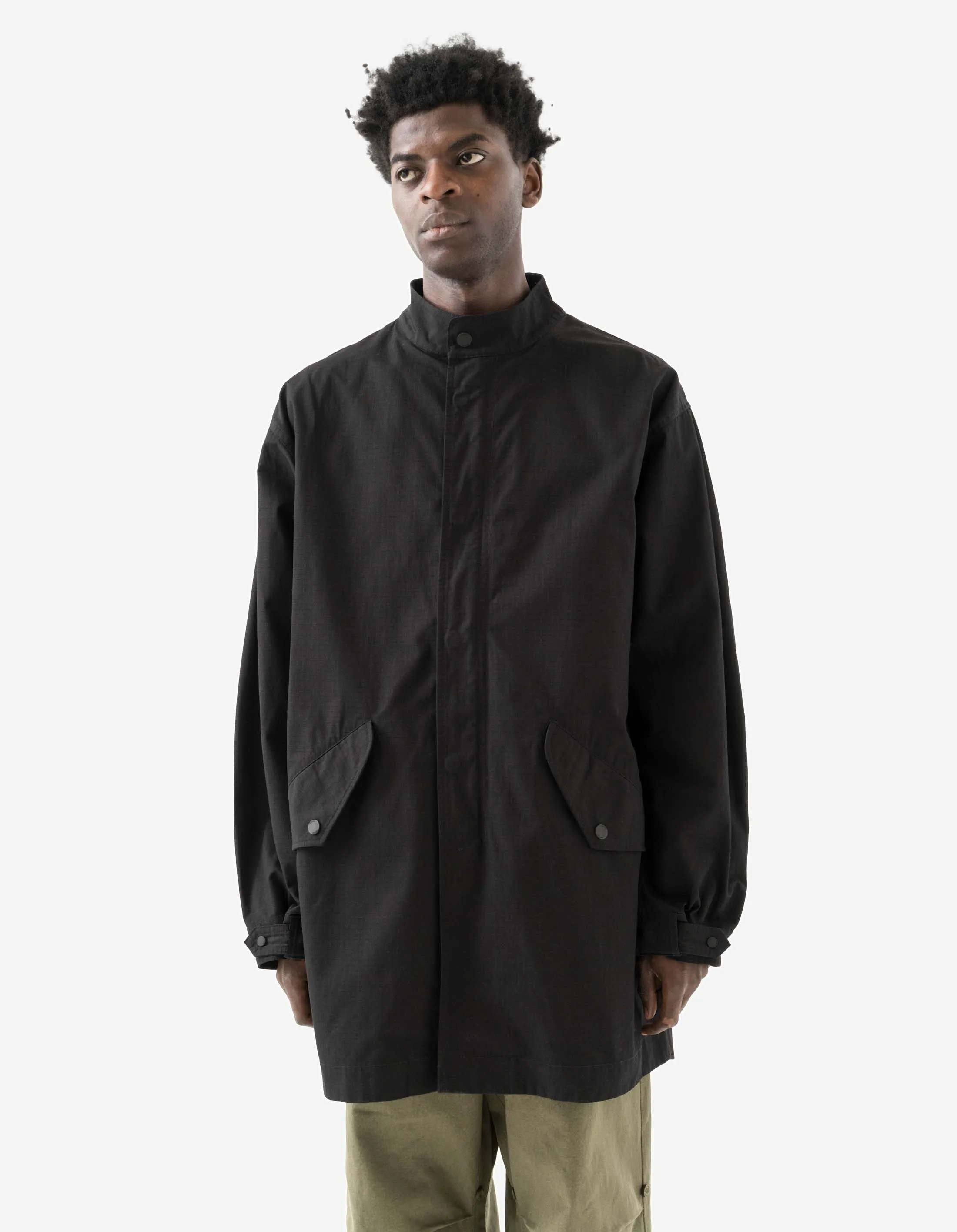 7107 ECWS Cordura® Fishtail Parka + Liner Black sold by Maharishi product image thumbnail 3