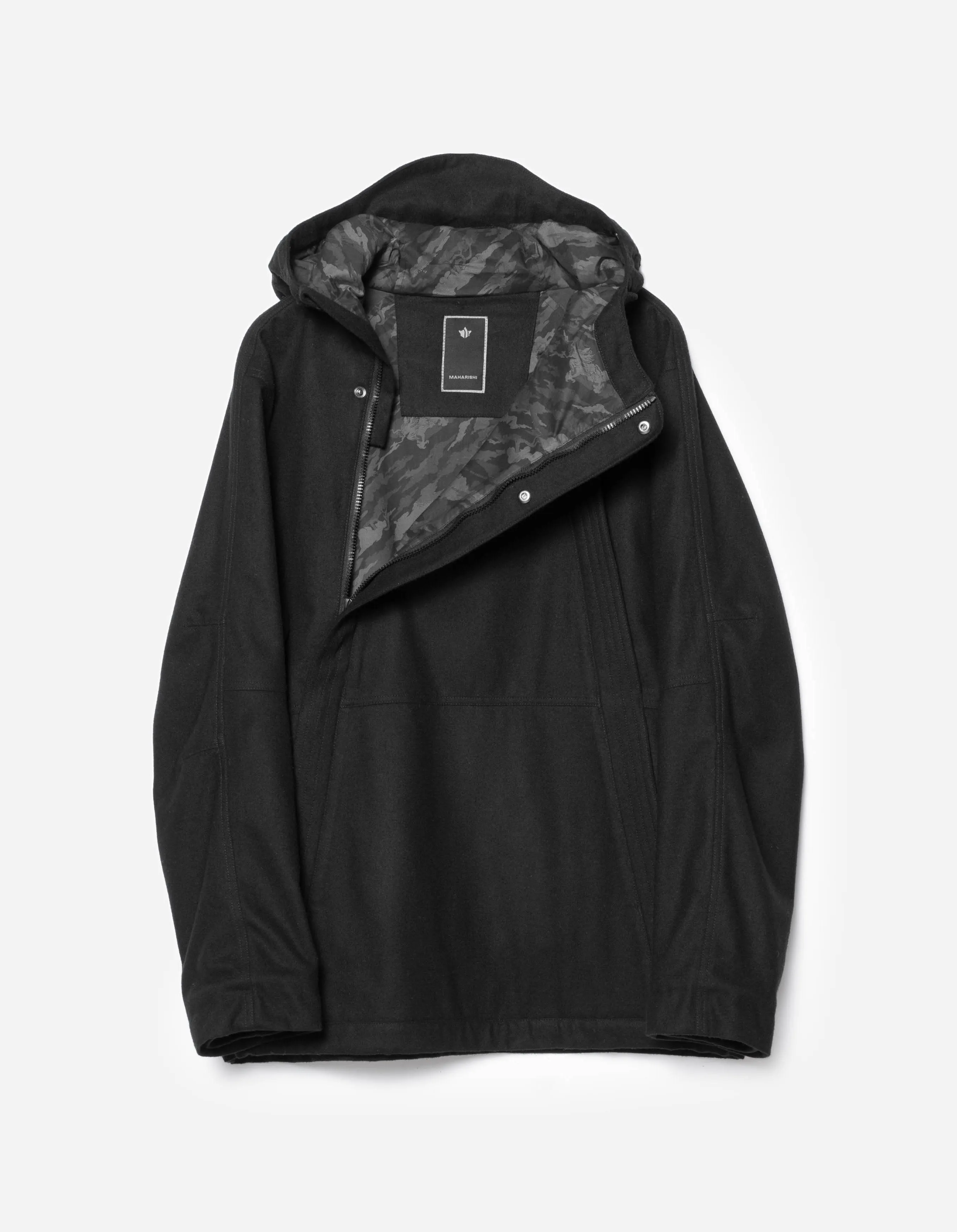 7104 Cordura Wool Hooded Jacket Black sold by Maharishi product image thumbnail 4
