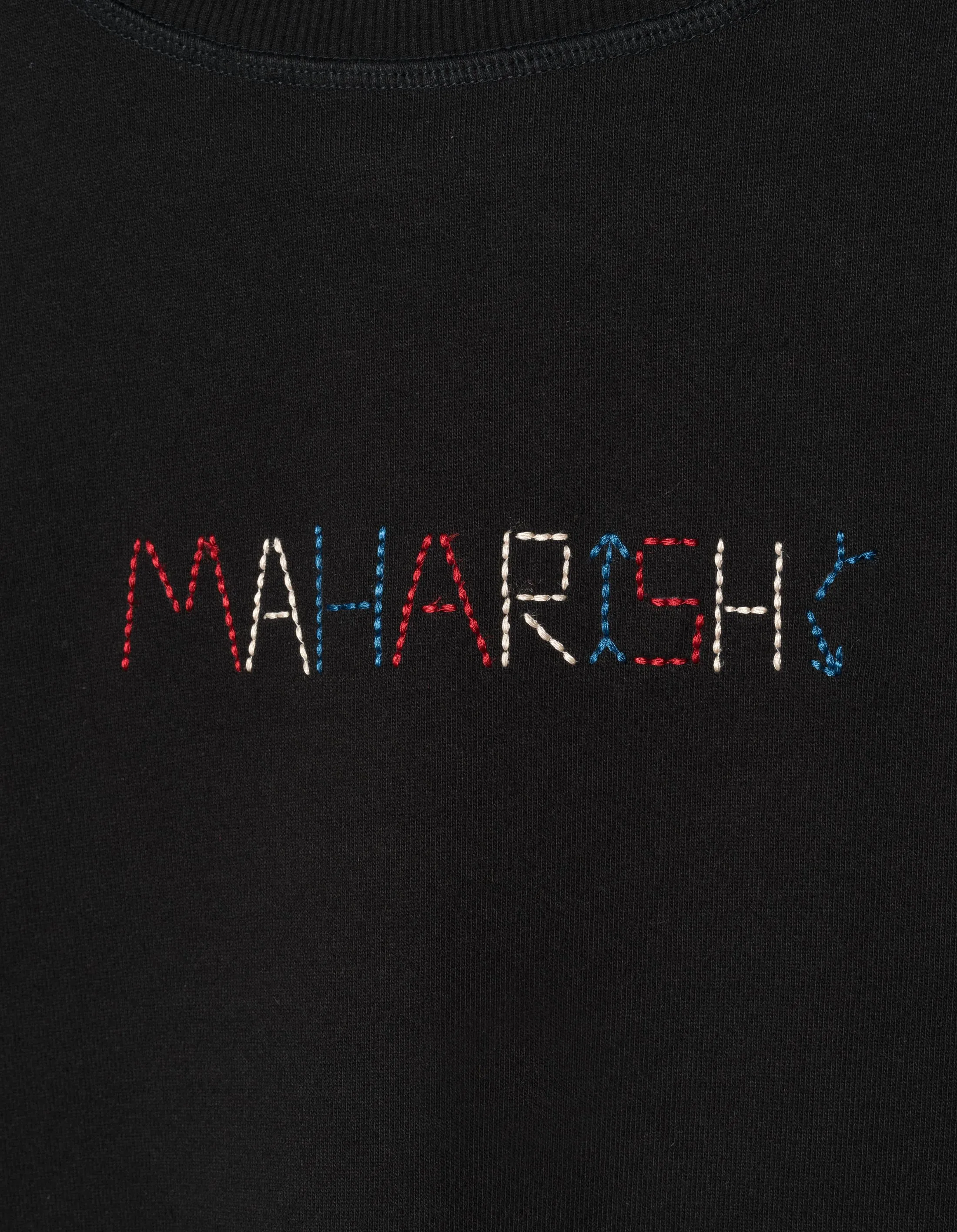 7096 Alaskan Hill Tribe Embroidered Crew Sweat Black sold by Maharishi product image thumbnail 2