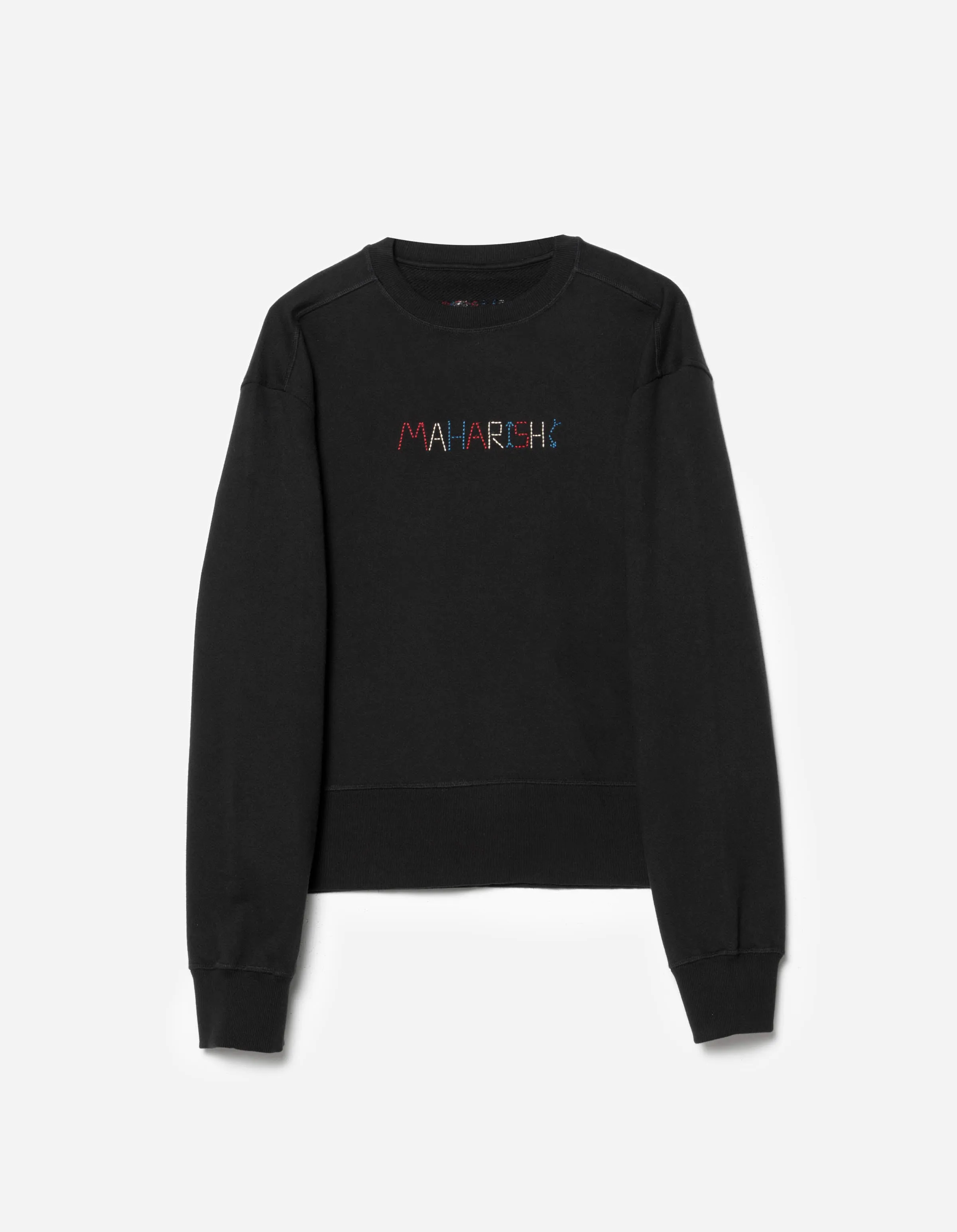 7096 Alaskan Hill Tribe Embroidered Crew Sweat Black sold by Maharishi product image thumbnail 4