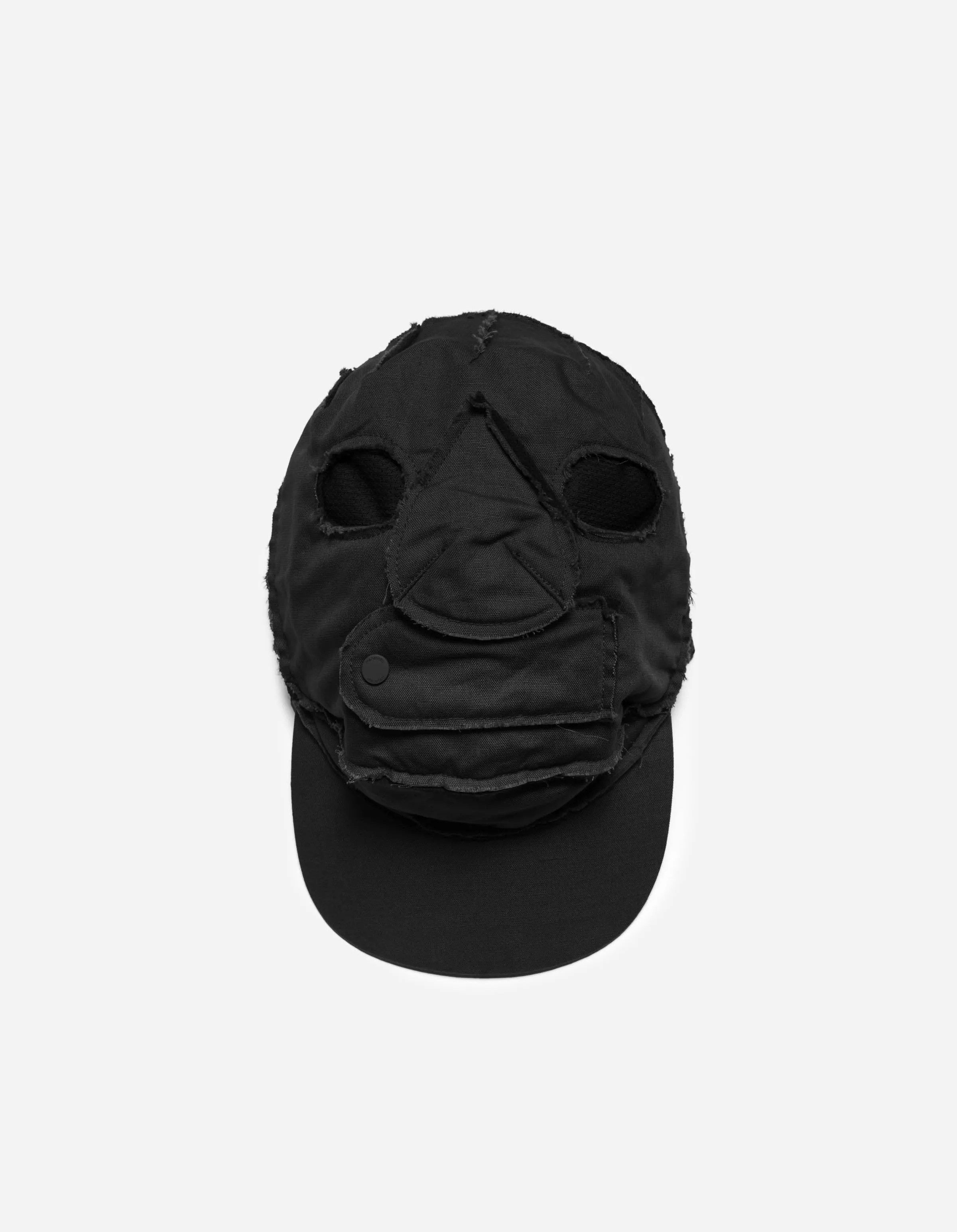 6215 ECWS Cap / Mask Black sold by Maharishi