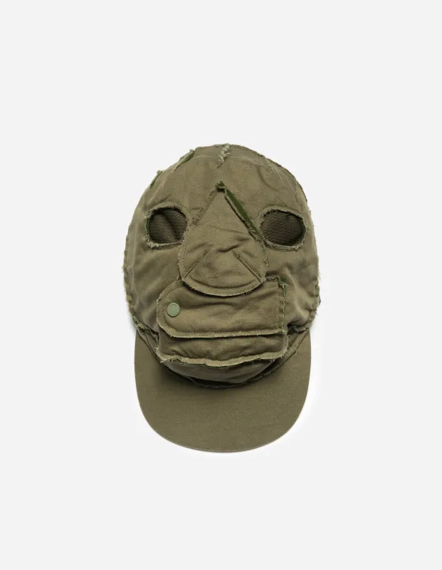 6215 ECWS Cap / Mask Olive OG-107F sold by Maharishi