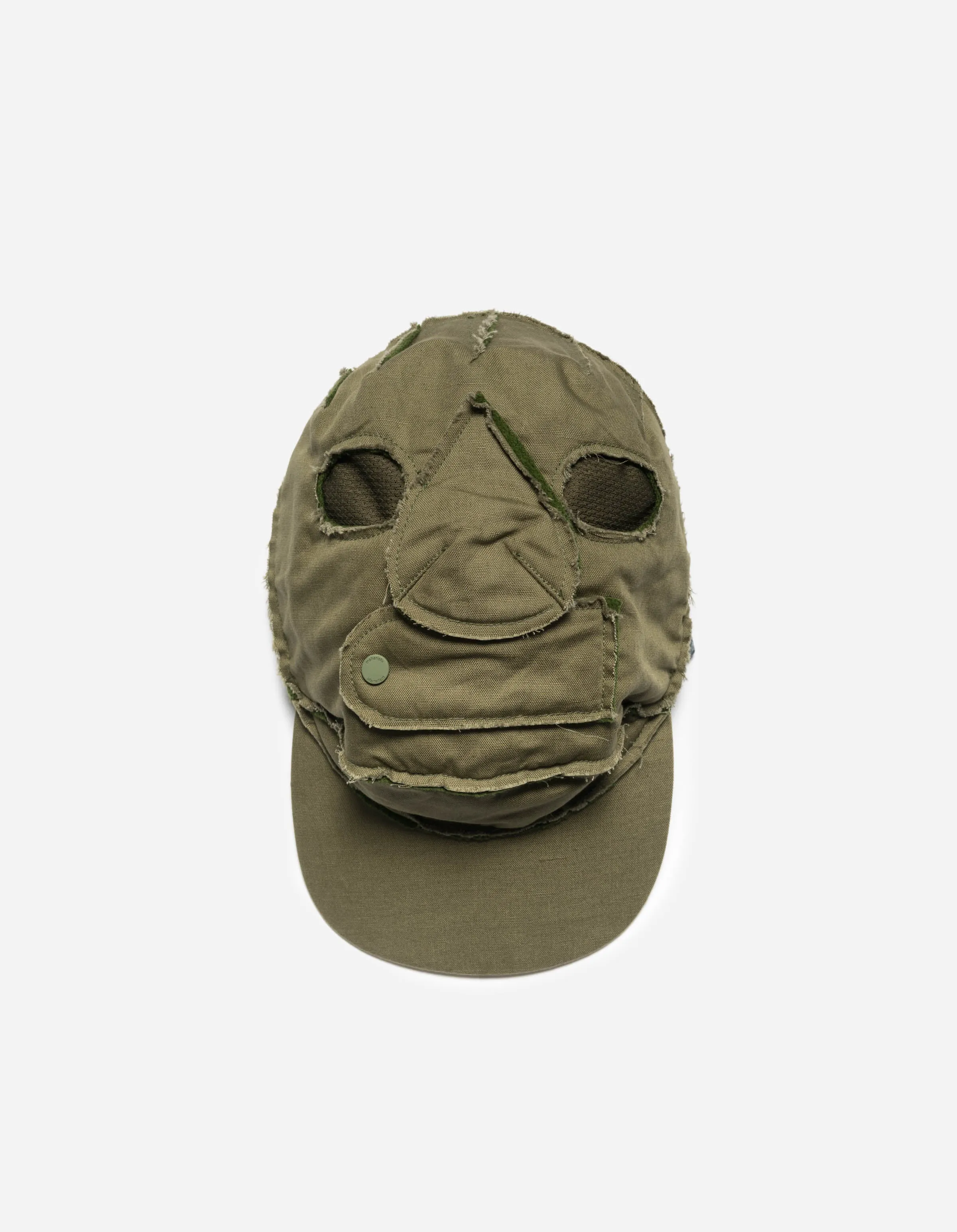 6215 ECWS Cap / Mask Olive OG-107F sold by Maharishi