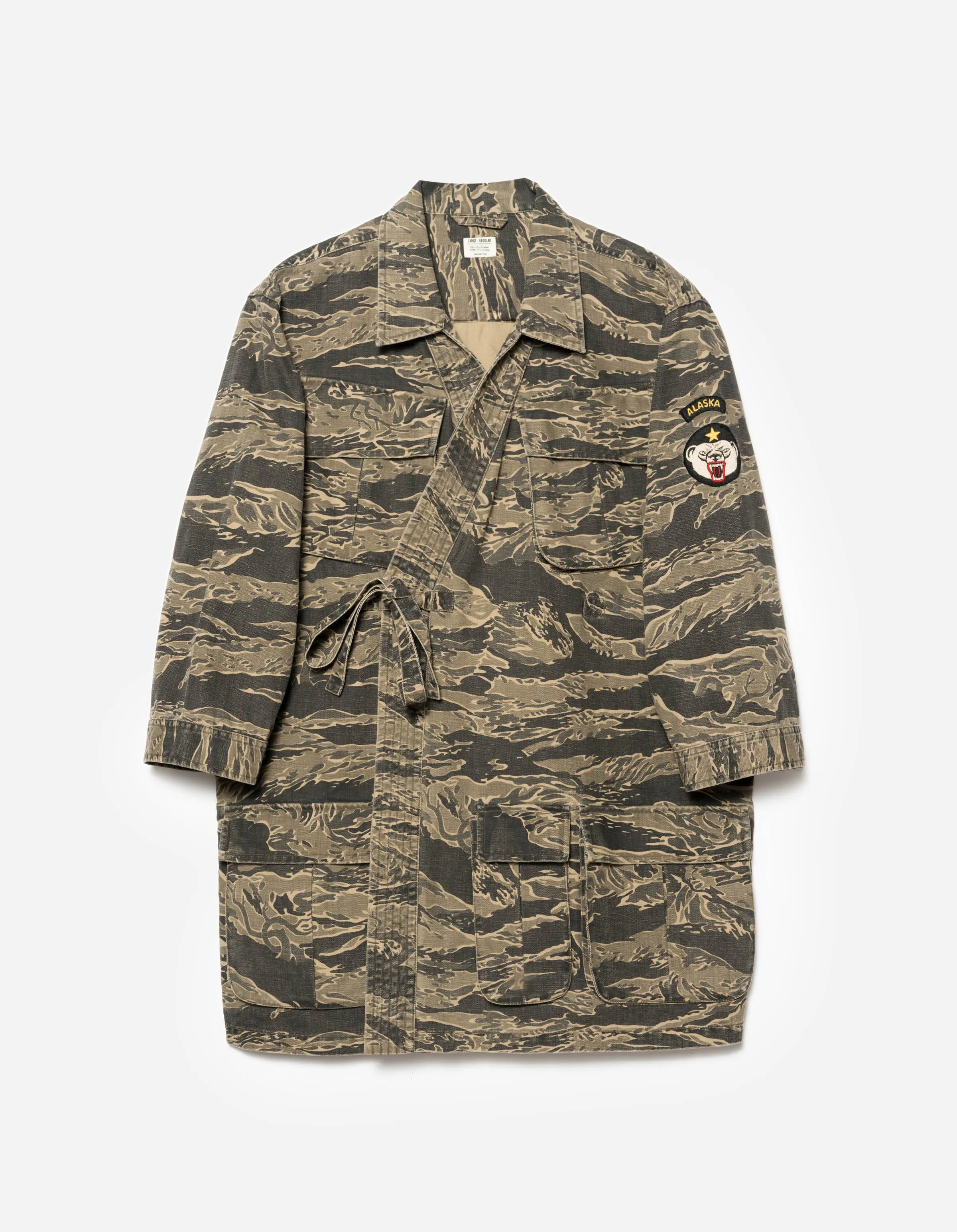 7148 Modified Jungle Shirt Mint Gold sold by Maharishi