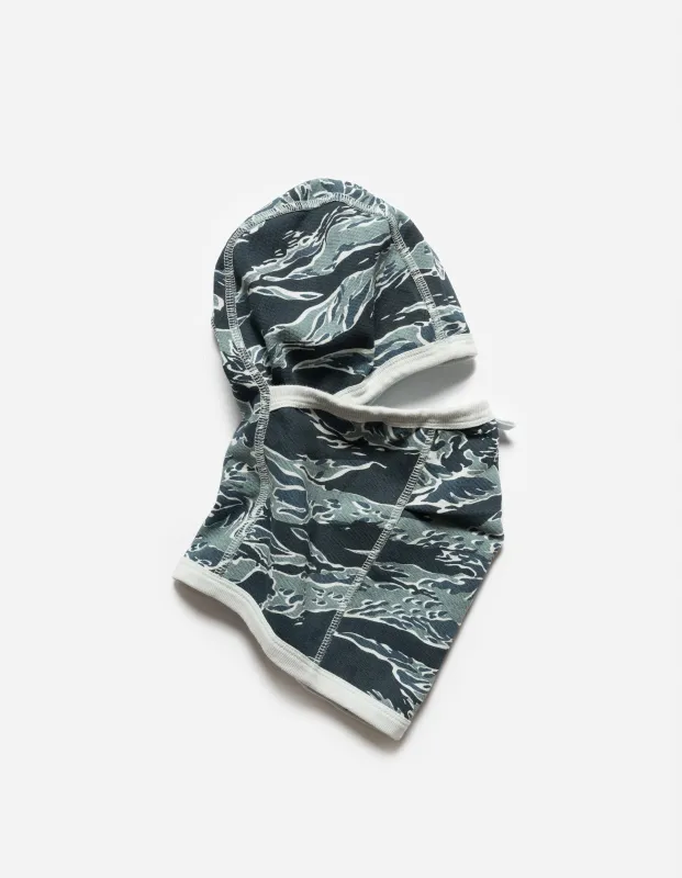 7163 Tigerstripe Barbute Balaclava Arctic sold by Maharishi
