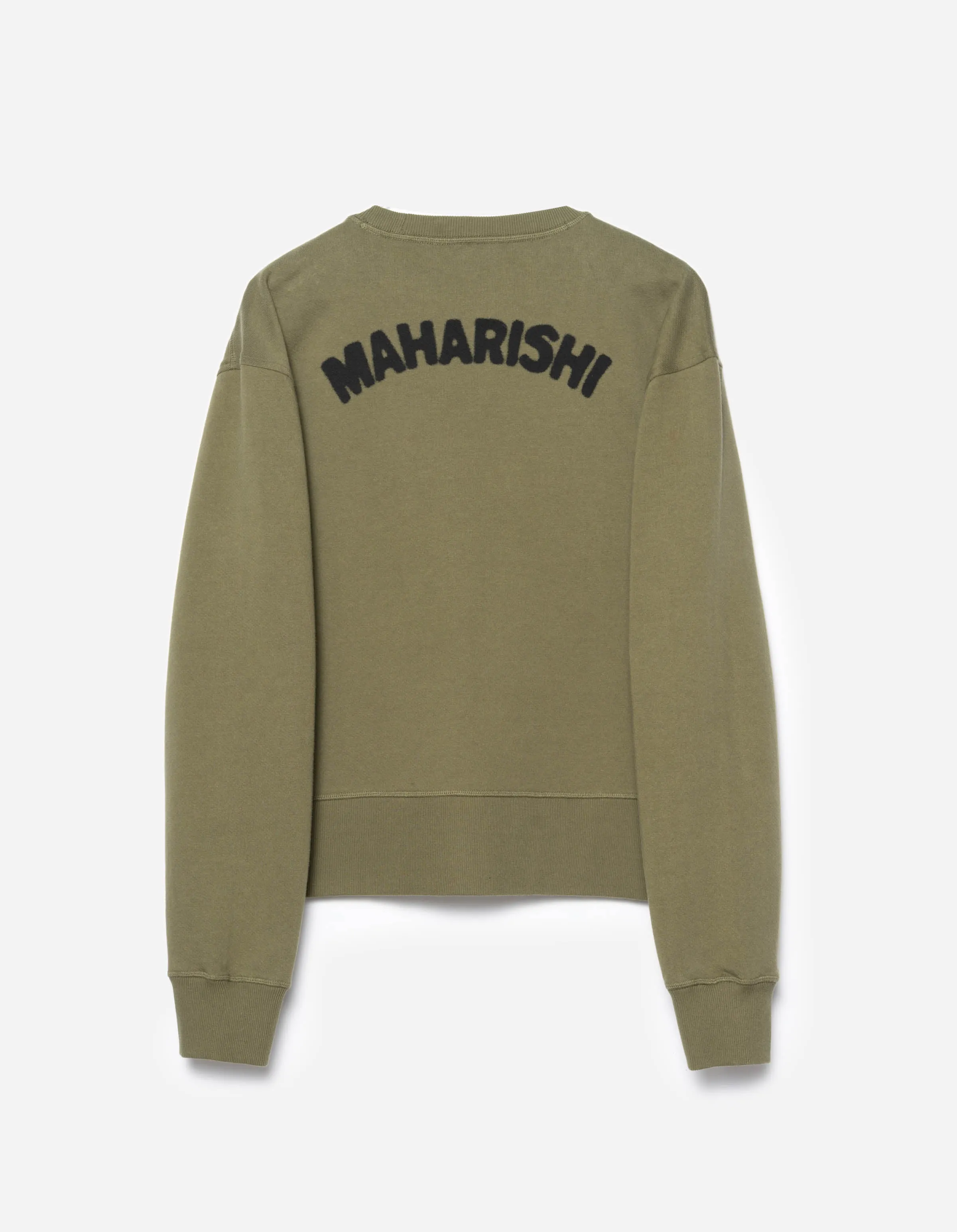 7124 Almighty Vintage Crew Sweat Olive OG-107F sold by Maharishi product image thumbnail 3