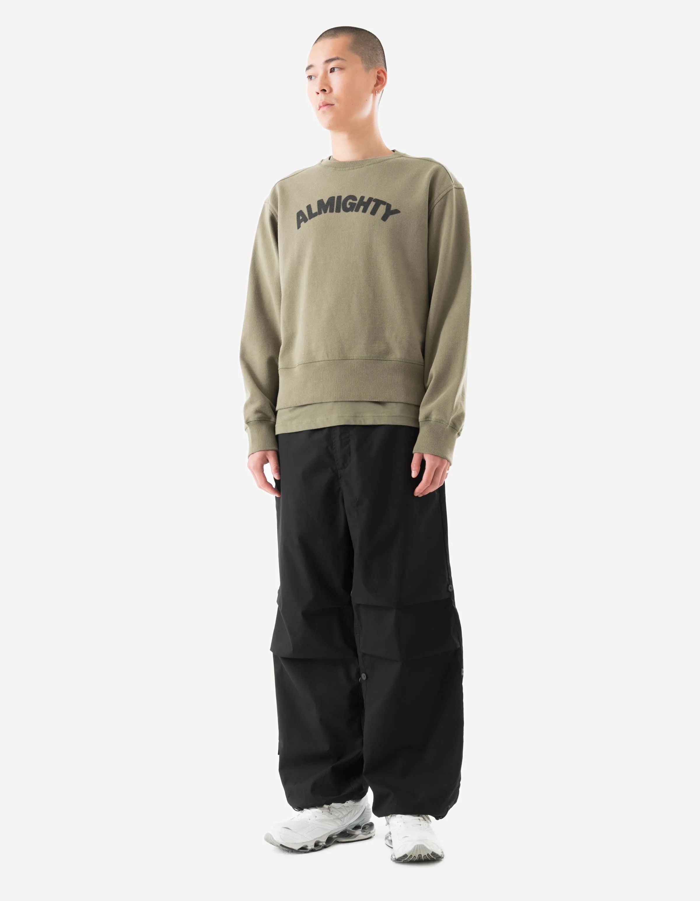 7124 Almighty Vintage Crew Sweat Olive OG-107F sold by Maharishi product image thumbnail 2