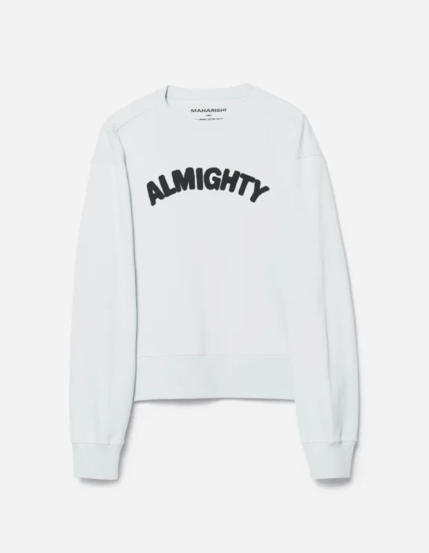 7124 Almighty Vintage Crew Sweat Ice Blue sold by Maharishi