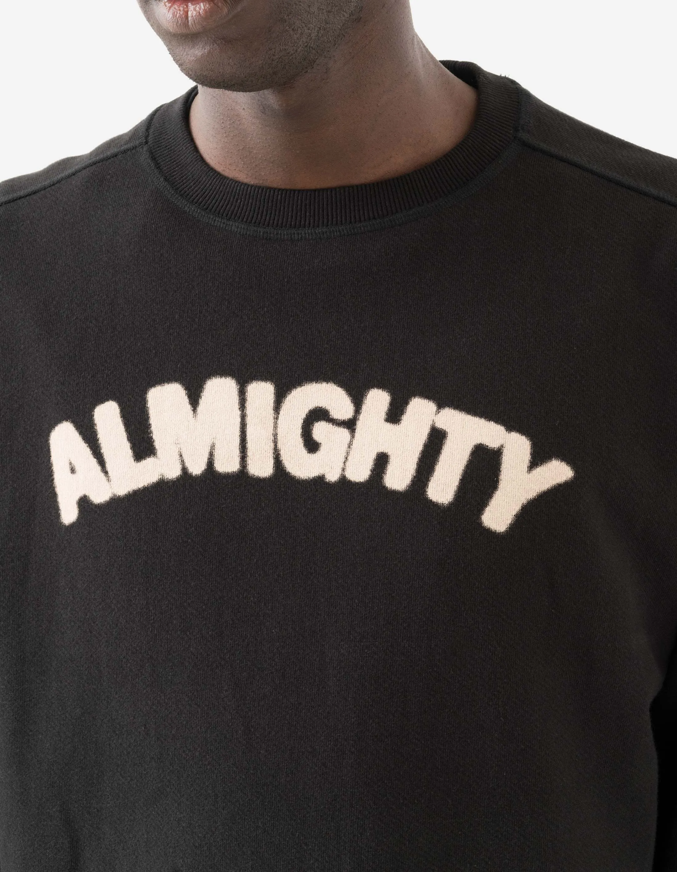 7124 Almighty Vintage Crew Sweat Black sold by Maharishi product image thumbnail 4