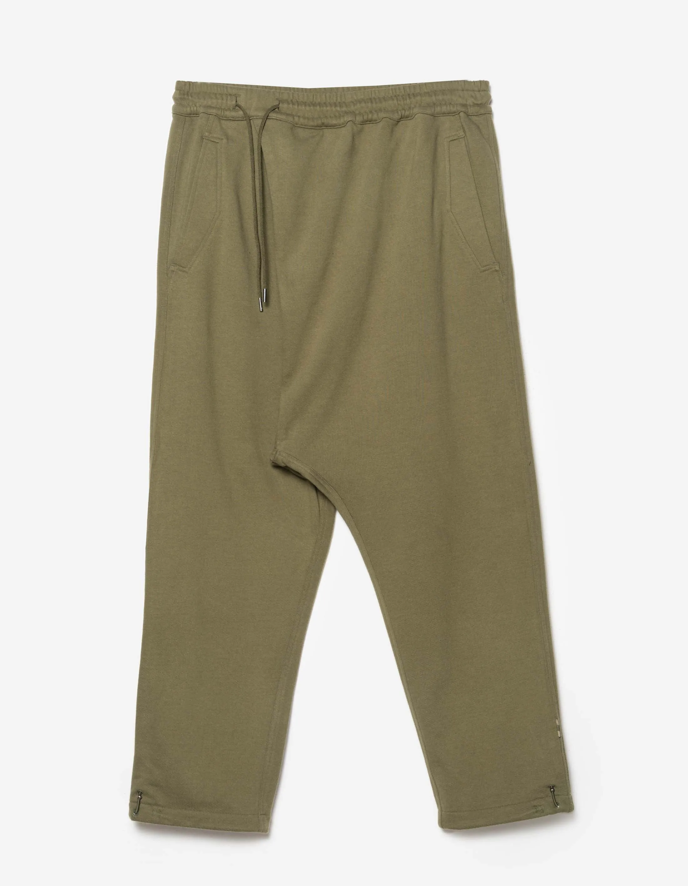 7091 Bering Strait Embroidered Asym Sweatpants Olive OG-107F sold by Maharishi product image thumbnail 4