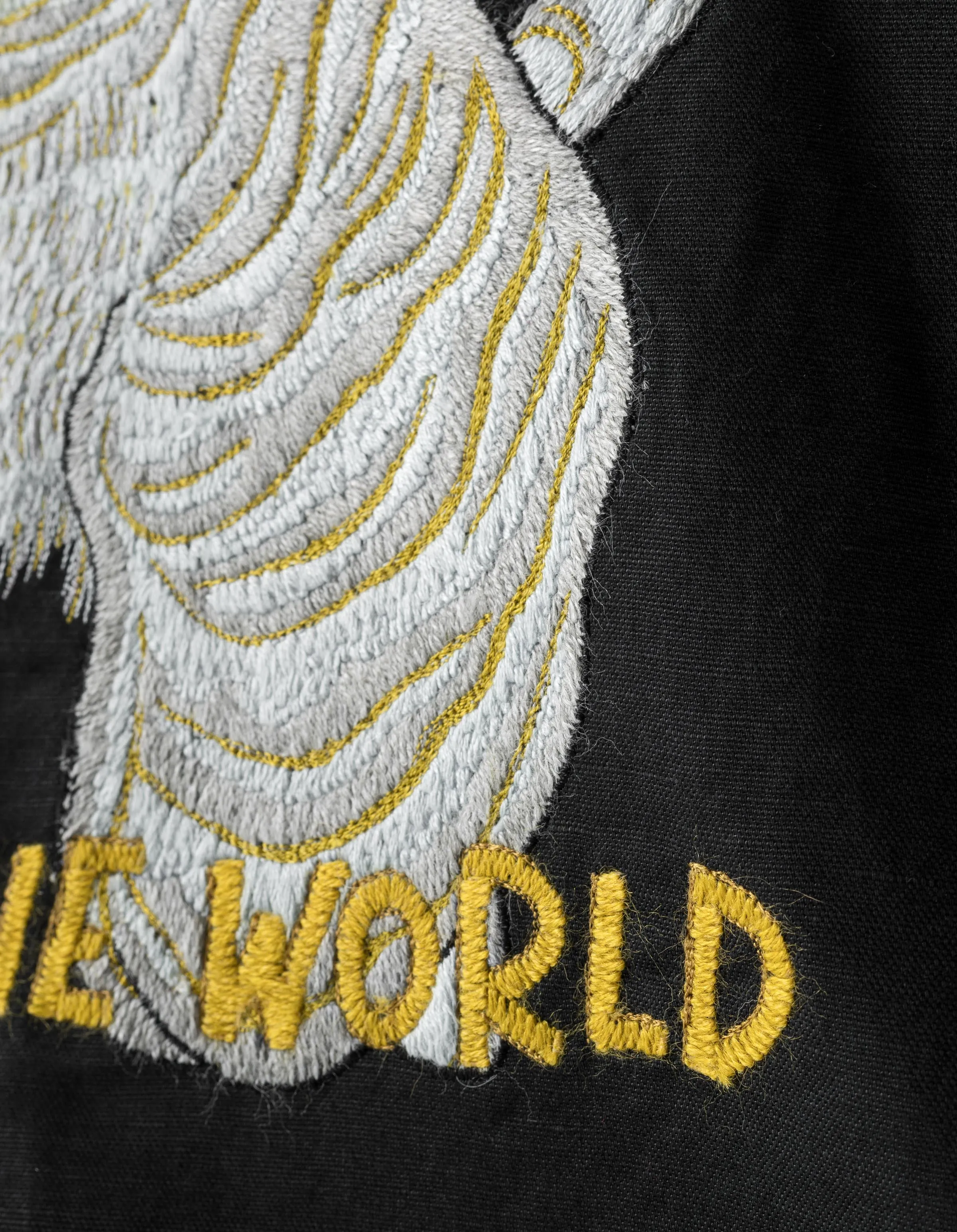 7093 Sno Panthers Embroidered Hanten Shirt Black sold by Maharishi product image thumbnail 4