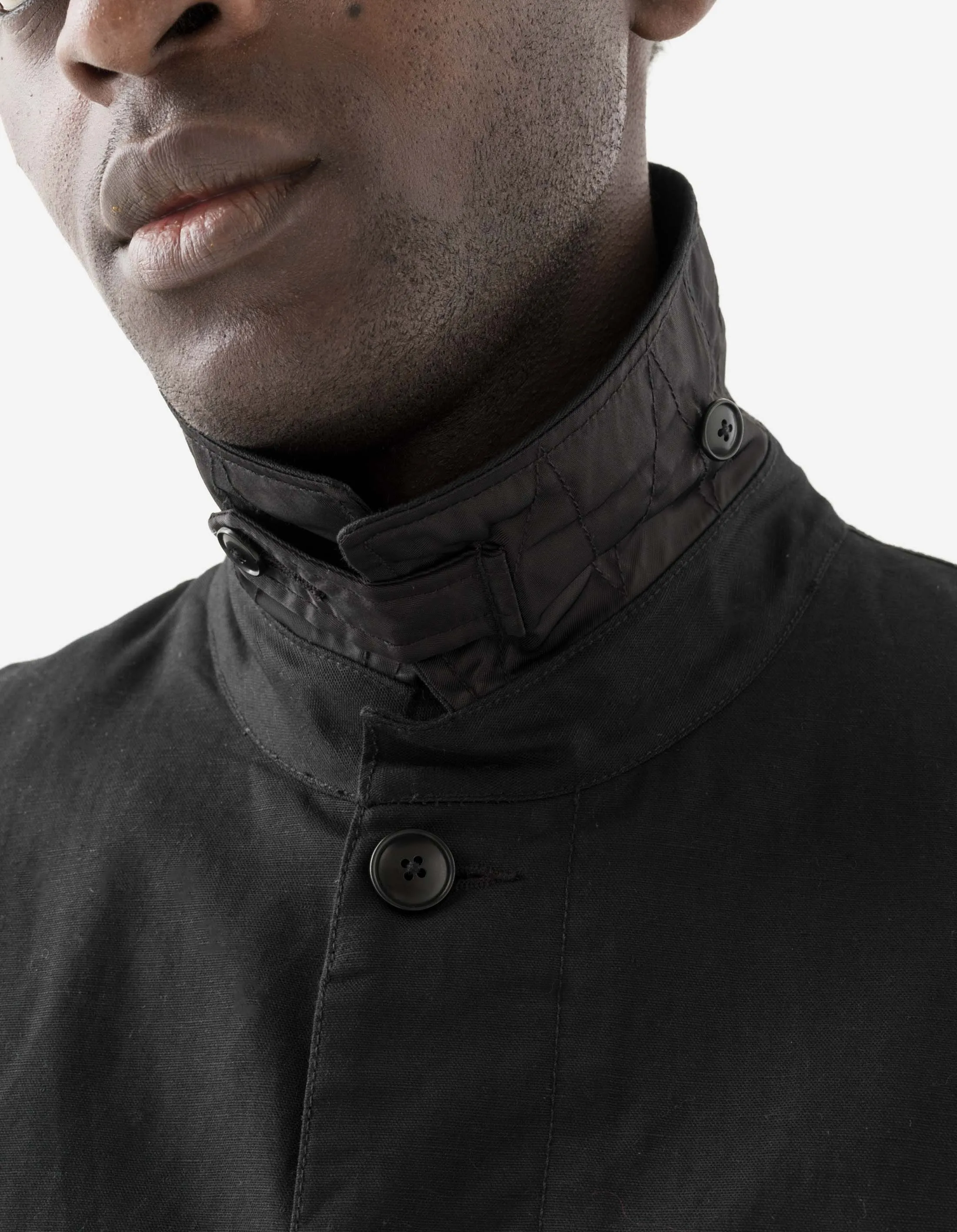 2210 Linear Snow Dragon Embroidered MA Mac Coat Black sold by Maharishi product image thumbnail 5